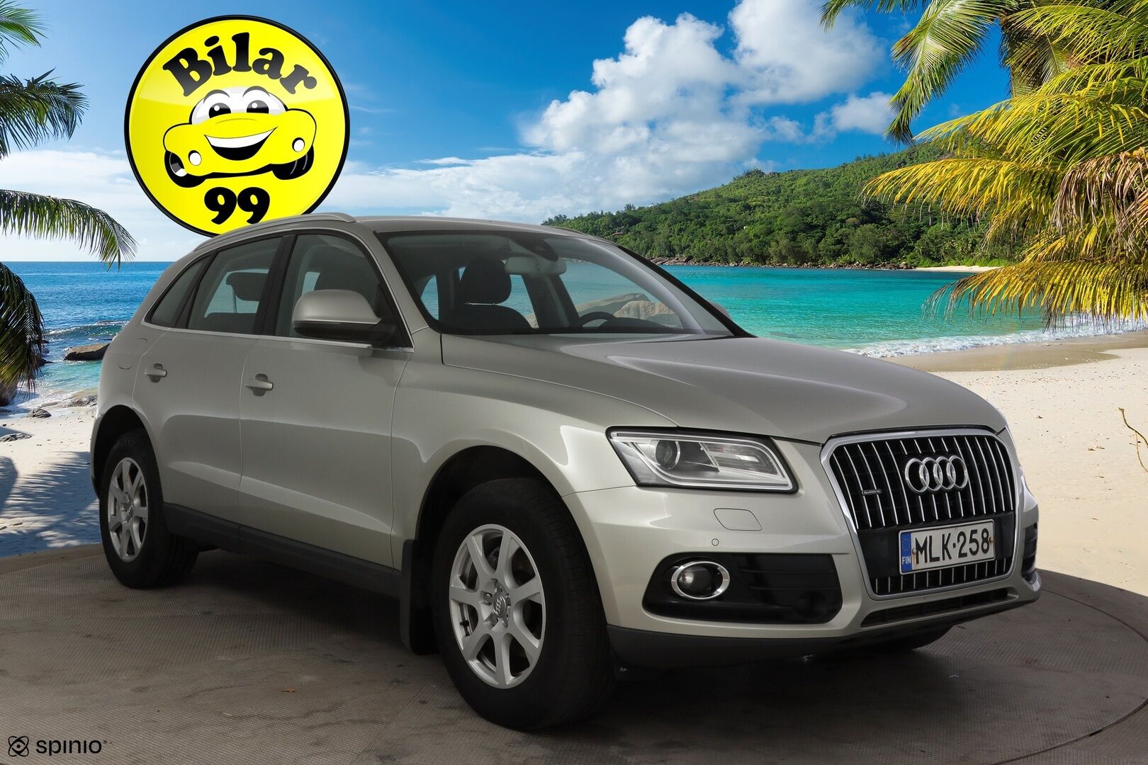 Audi Q5 2013 Business 2,0 TDI 130 kW quattro S tronic * Webasto / Adapt. vakkari / Kaistavahti / P.tutkat / Koukku / Sportpenkit * - * Suomiauto / Kattavasti huollettu yksilö! / 2x renkaat / Kaistavahti / Sähkökontti *