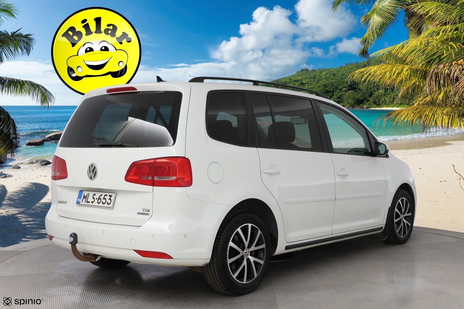 Volkswagen Touran 2014 Comfortline 1,6 TDI 77 kW (105 hv) BlueMotion Technology DSG-automaatti - Suomiauto | Webasto | Vetokoukku | 7-paikkainen | Panorama | Vakkari | P-tutkat | Jakopää tehty | Huippusiisti!