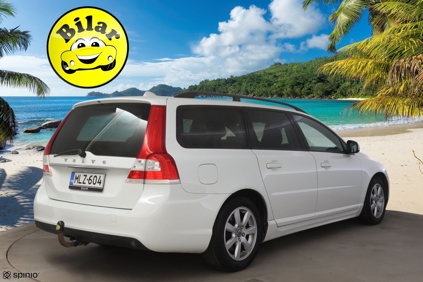 Volvo V70 2014 D2 Kinetic aut - | Suomi-auto | Vakionopeudensäädin | Kahdet hyväkuntoiset renkaat alumiinivanteilla | 