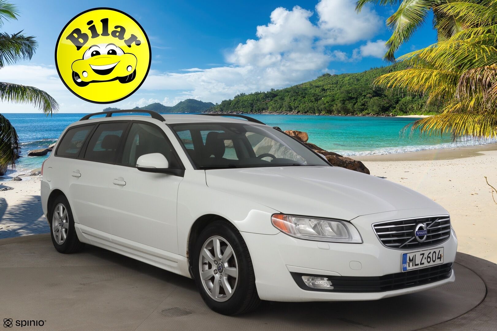 Volvo V70 2014 D2 Kinetic aut - | Suomi-auto | Vakionopeudensäädin | Kahdet hyväkuntoiset renkaat alumiinivanteilla | 