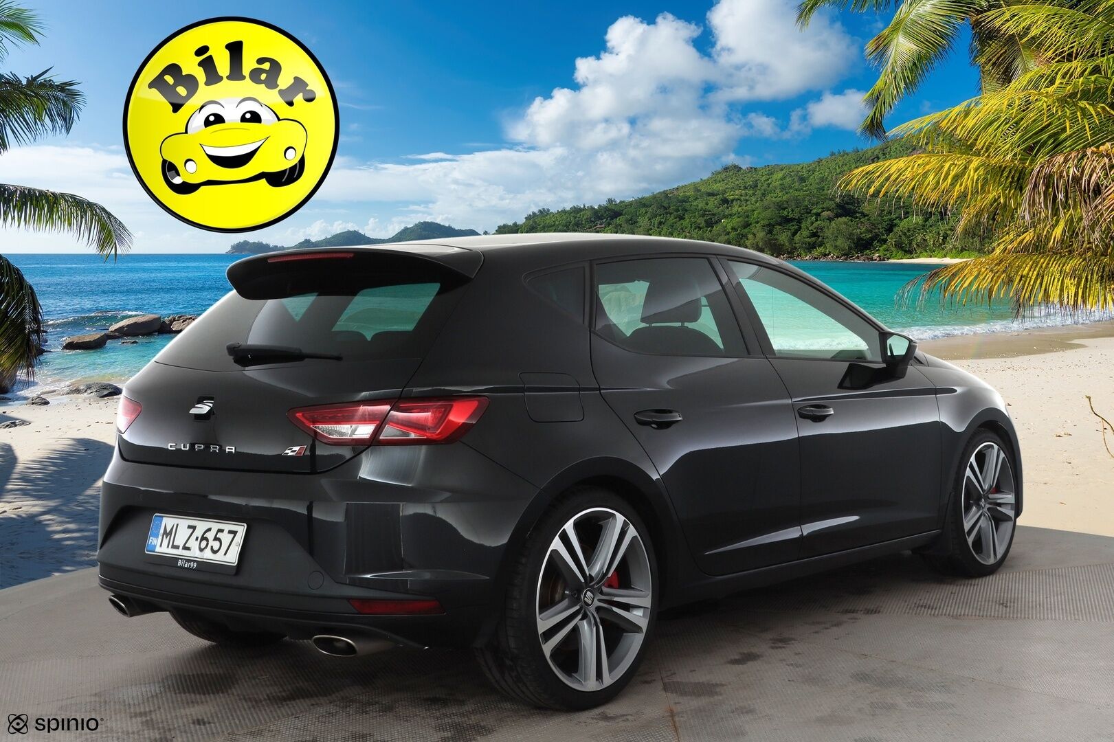 Seat Leon 2014 2,0 TSI 280 Cupra - | Pa-lisälämmitin | ACC | LED | P.Tutkat | Kaistavahti | Navi | Nahka-alcantara | Suomi-auto | Kahdet renkaat |