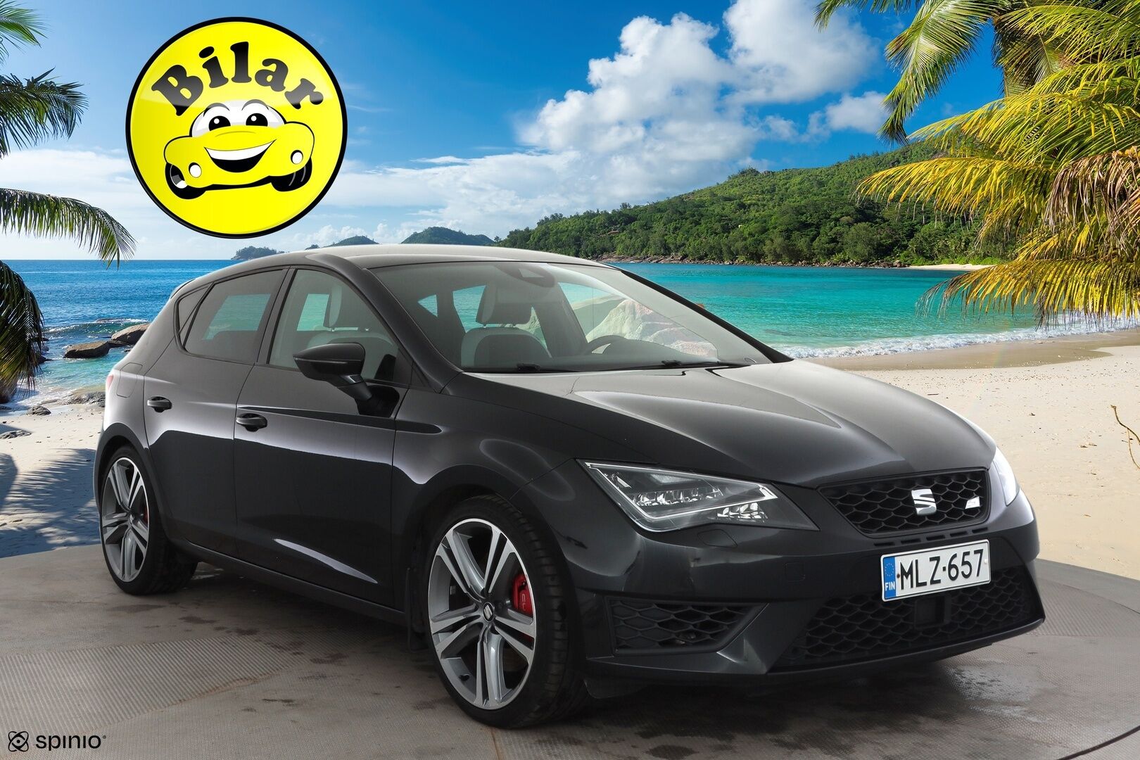 Seat Leon 2014 2,0 TSI 280 Cupra - | Pa-lisälämmitin | ACC | LED | P.Tutkat | Kaistavahti | Navi | Nahka-alcantara | Suomi-auto | Kahdet renkaat |