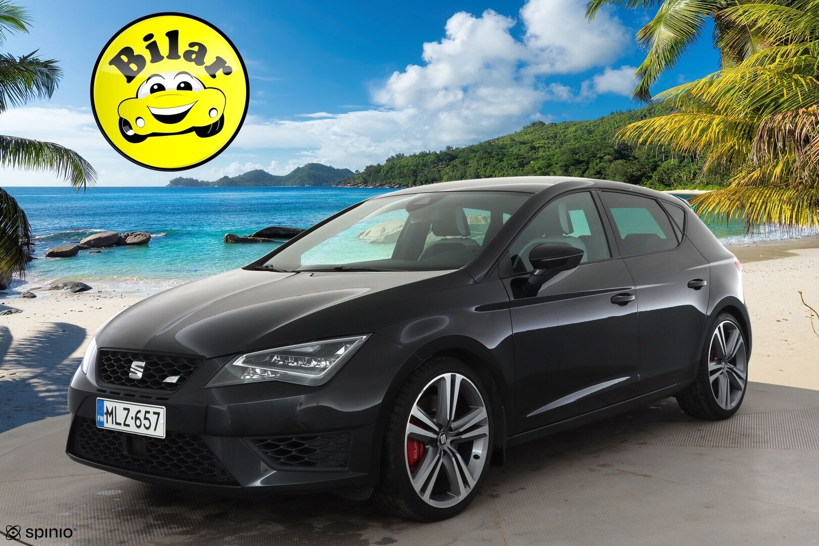 Seat Leon 2014 2,0 TSI 280 Cupra - | Pa-lisälämmitin | ACC | LED | P.Tutkat | Kaistavahti | Navi | Nahka-alcantara | Suomi-auto | Kahdet renkaat |