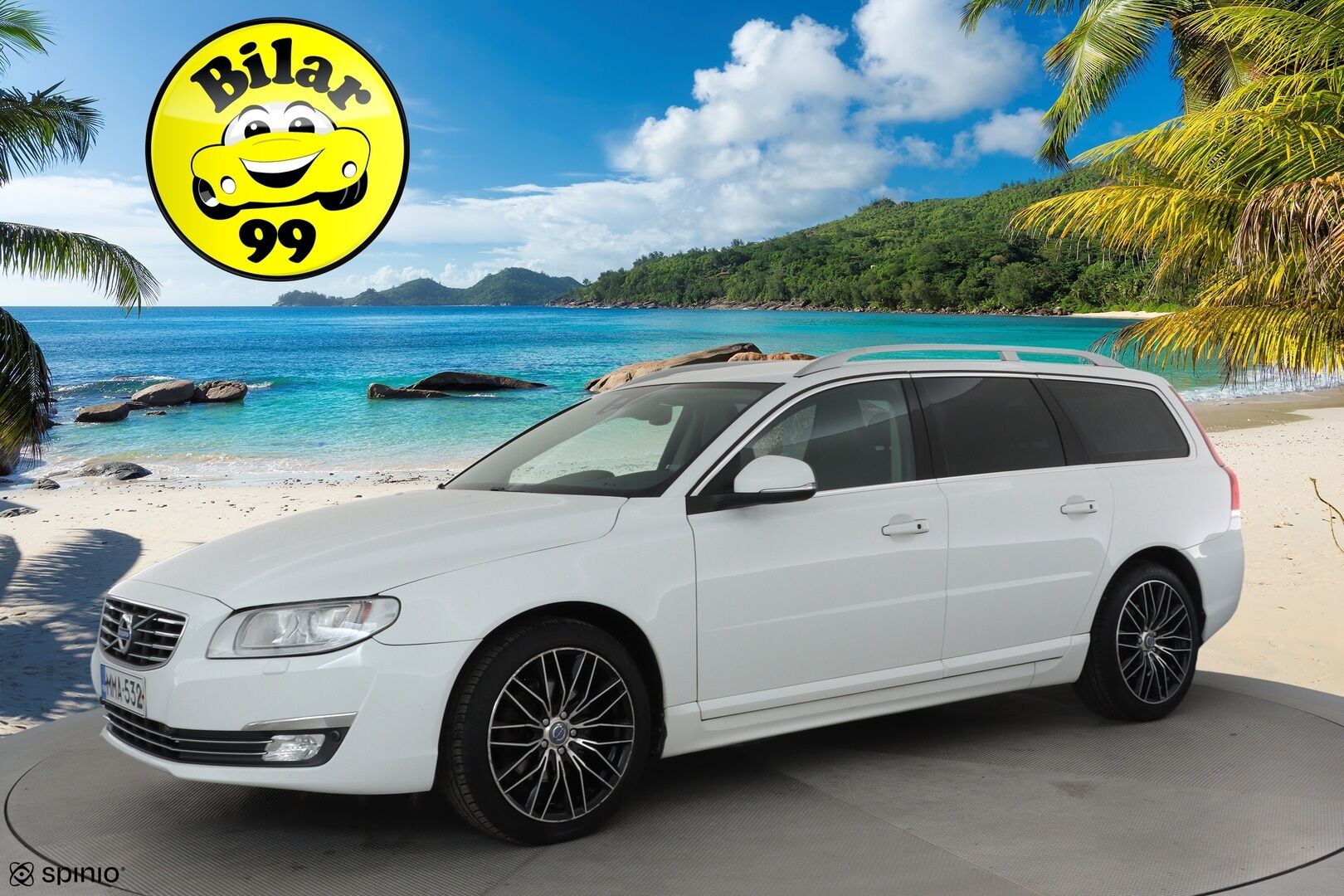 Volvo V70 2015 D4 Business Summum aut **Vakkari / Webasto / P.tutkat / Muistipenkki / Digimittaristo** - Suomi-auto / Kahdet renkaat aluvanteilla / Navi / KeylessGo