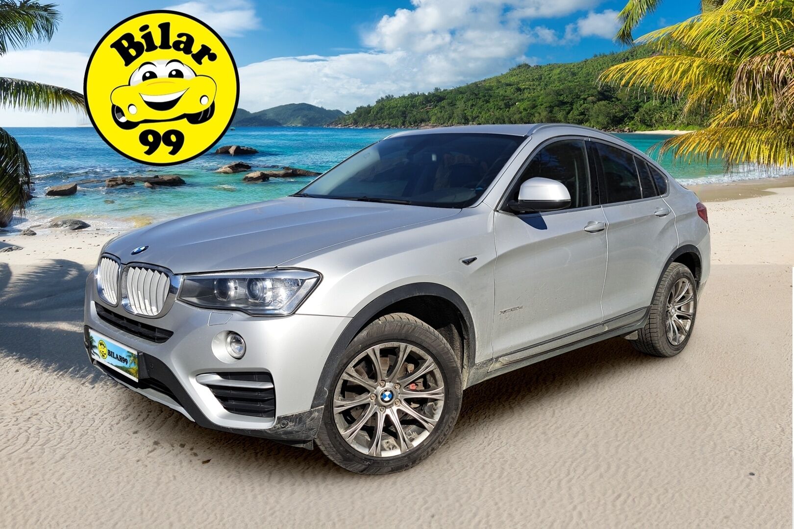 BMW X4 2015 F26 xDrive30d TwinPower Turbo A Business Automatic *Suomiauto / Koukku / Tutkat / Lohkolämmitin / Puolinahat* - 30d / 2x OEM Alut / Metalliväri - HULLUT AVAJAISHULINAT KORKOTARJOUS 3,29 %
