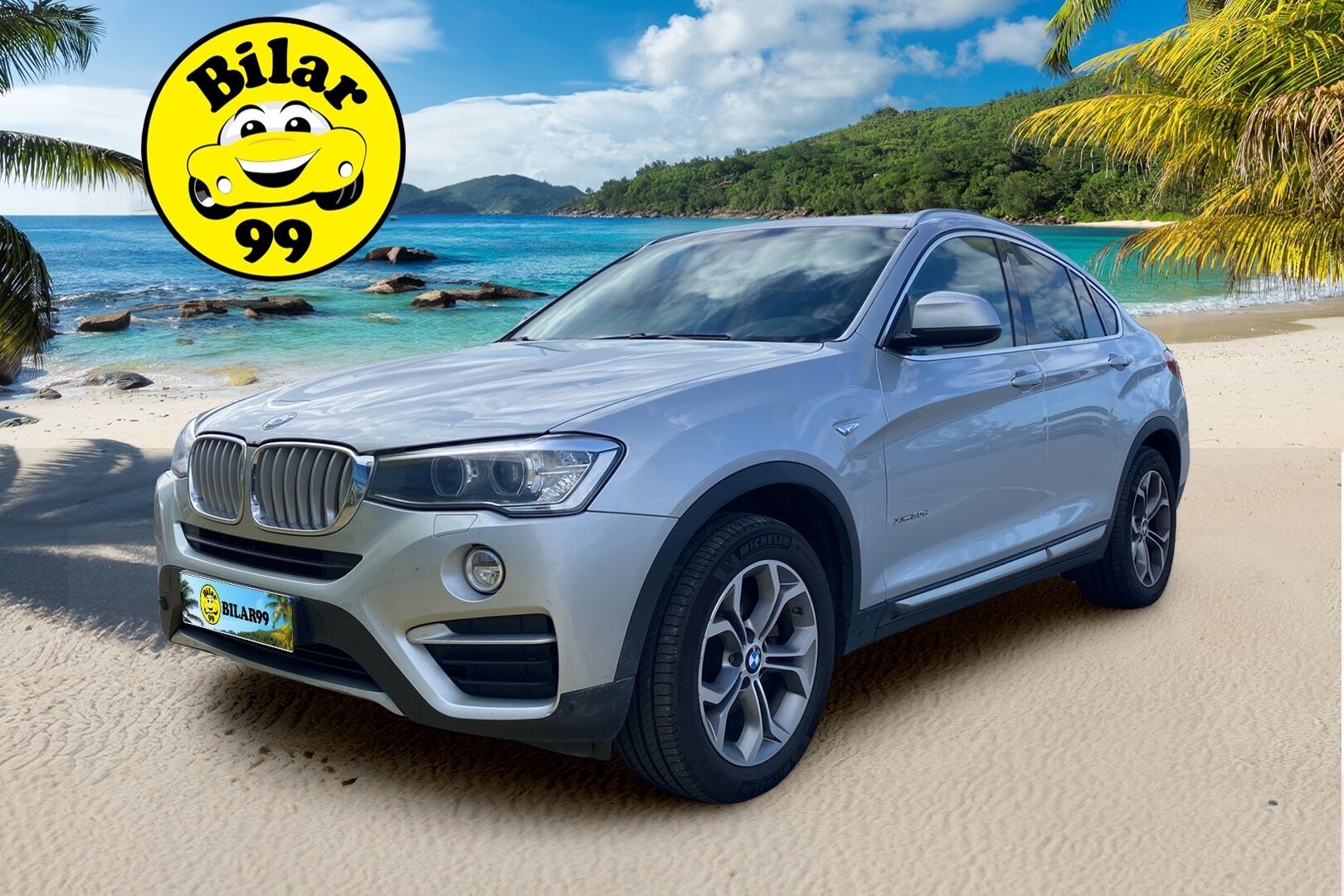 BMW X4 2015 F26 xDrive30d TwinPower Turbo A Business Automatic - Suomiauto / Vetokoukku / Puolinahkasisusta / Ratinlämmitys / Peruutustutkat / Xenon / Juuri tullut Tampereelle!