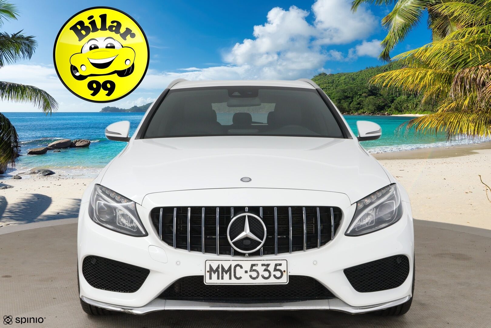 Mercedes-Benz C 2016 220 d T 4Matic A AMG Premium Edition * Webasto / Burmester / LED-High Perf / Koukku / P.tutkat / Sportnahat * - Kahdet renkaat aluvanteilla 