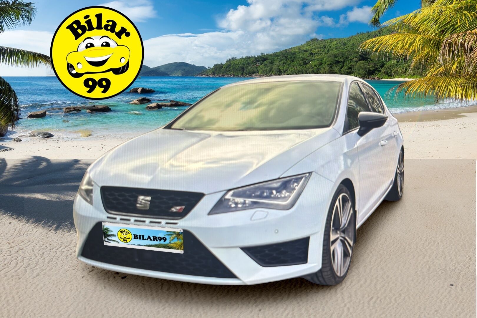 Seat Leon 2015 2,0 TSI 280 Cupra DSG *ACC / Seat sound system / LED / Nahka-Alcantara sporttipenkit / P. tutka / Navi * - Erikois metalliväri / Kattavat huollot / Räpeltämätön yksilö!