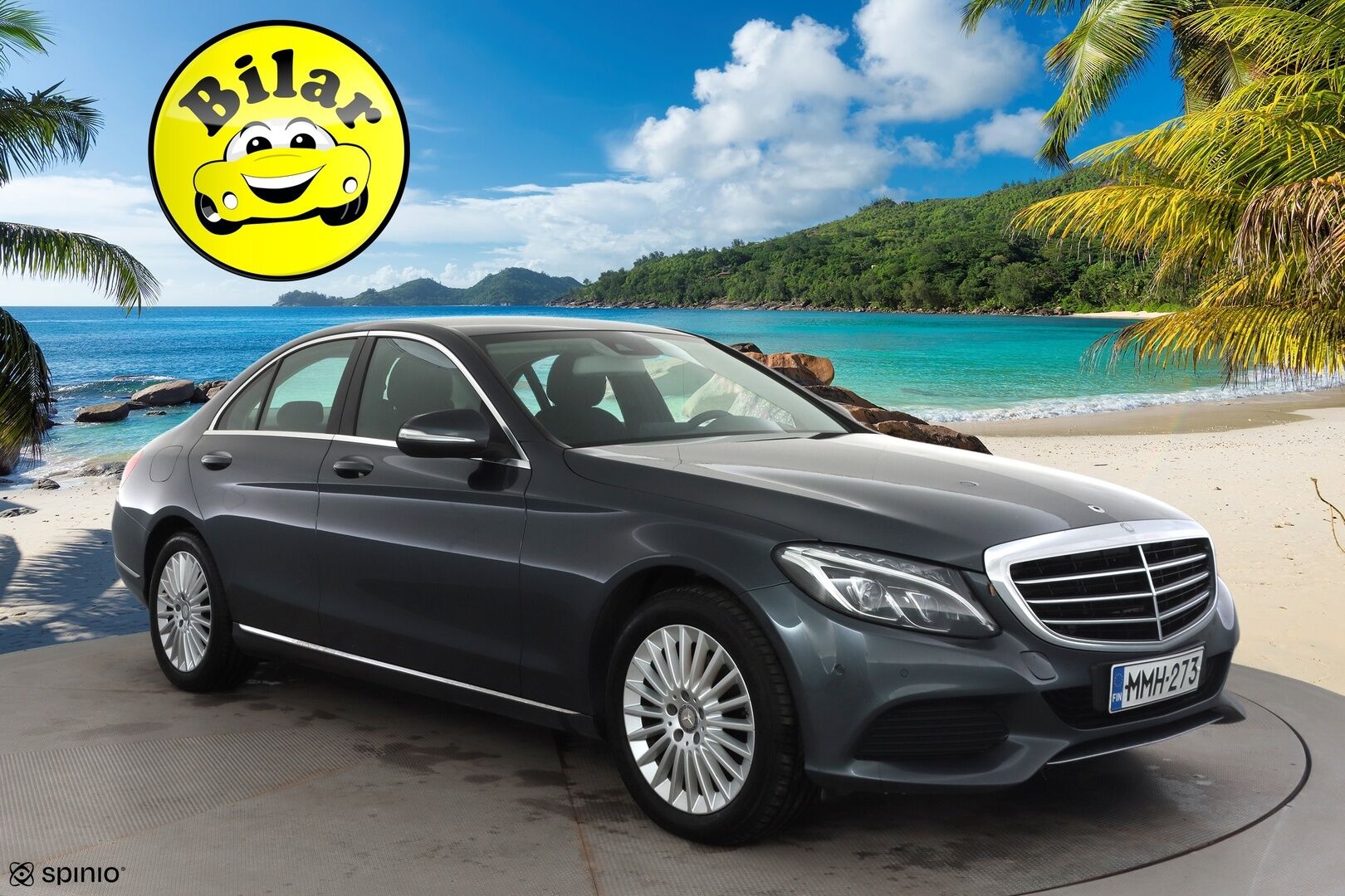 Mercedes-Benz C 2015 220 BlueTec A Premium Business - | Vakkari | Webasto | ILS LED | P.tutkat | Osasähköt | Suomi-auto | Kahdet Renkaat |