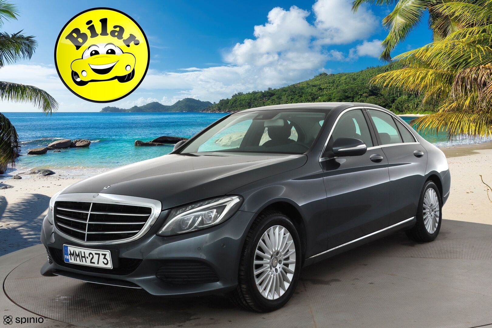Mercedes-Benz C 2015 220 BlueTec A Premium Business - | Vakkari | Webasto | ILS LED | P.tutkat | Osasähköt | Suomi-auto | Kahdet Renkaat |