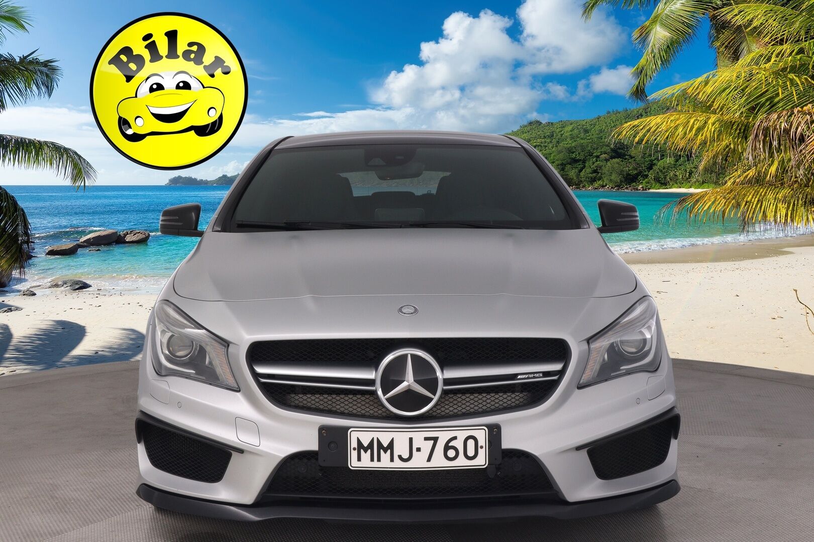 Mercedes-Benz CLA 45 AMG 2015 4Matic A Shooting Brake - Performance penkit & Putkisto | DTR Pro | Harman&Kardon | Panorama | Muistipenkit | Polar silver-magno Erikoisväri! | Night-paketti | Navi | P*Kamera | Suomi-auto | 2X renkaat&vanteet