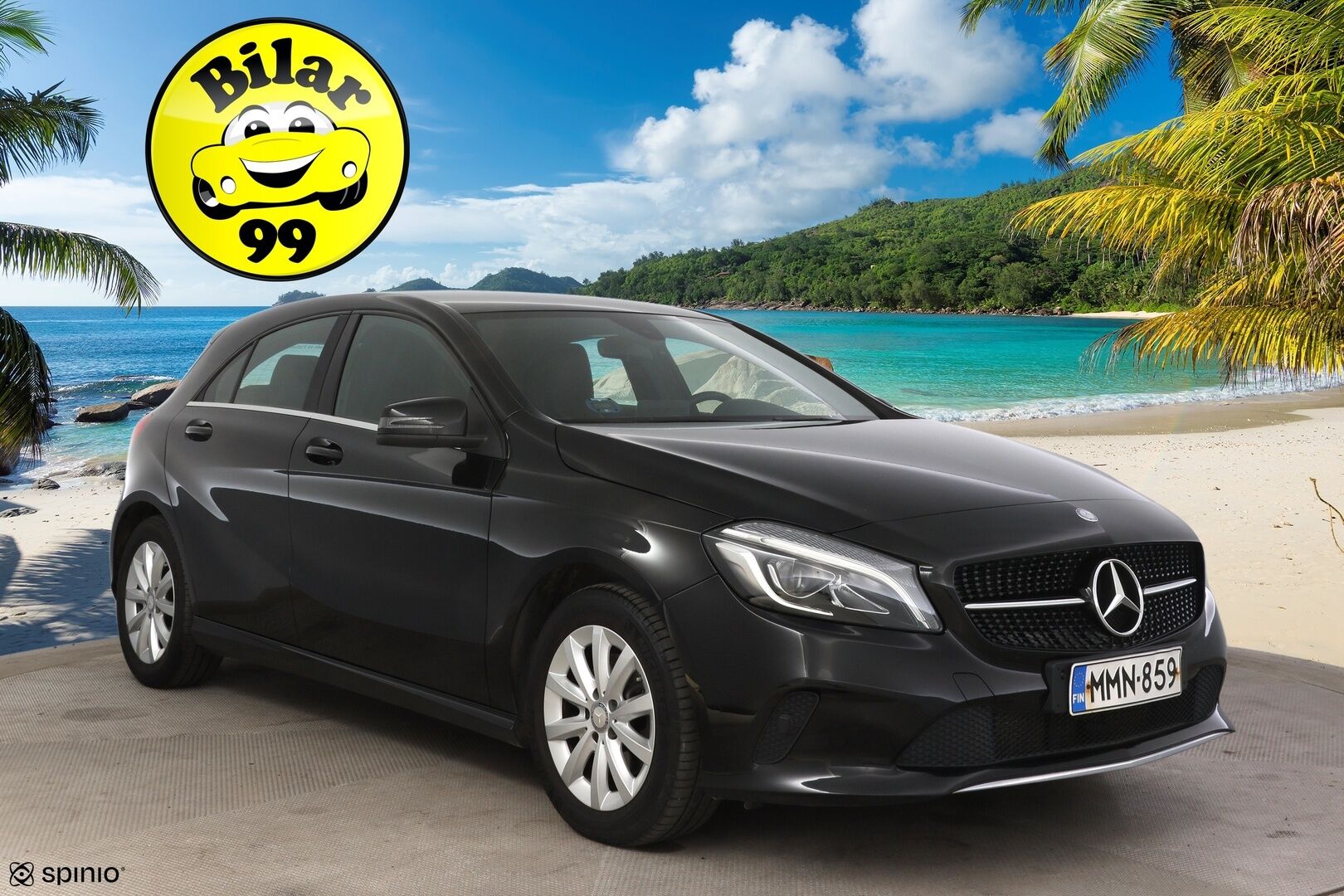 Mercedes-Benz A 2016 180 A Premium Business * LED / P-kamera / Vakkari / Lohkolämmitin * - Siistissä kunnossa oleva Mersu maltillisilla kilometreillä!
