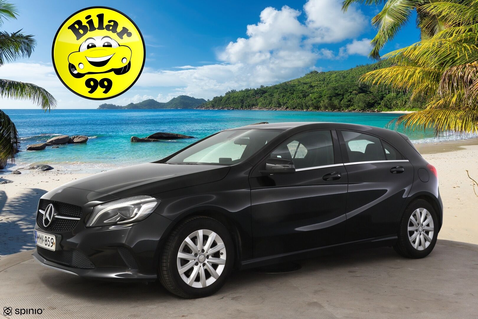 Mercedes-Benz A 2016 180 A Premium Business * LED / P-kamera / Vakkari / Lohkolämmitin * - Siistissä kunnossa oleva Mersu maltillisilla kilometreillä!