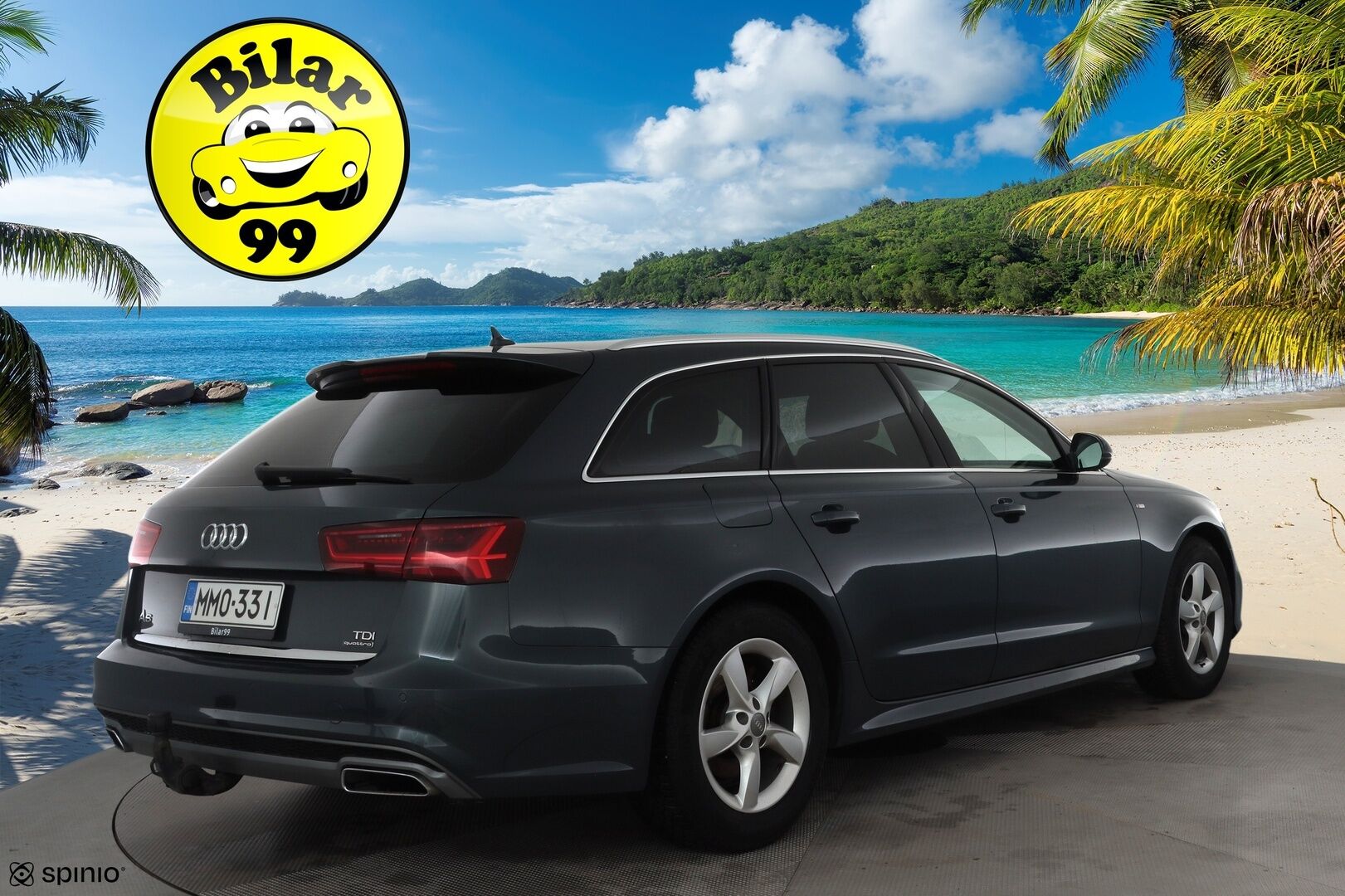 Audi A6 2016 Avant Land of quattro Edition 2,0 TDI 140 kW quattro S tronic * Vakkari / P.tutkat / Koukku / Puolinahat / Webasto * - Suomi-auto / Kahdet renkaat aluvanteilla - Osta nyt, maksa vasta ensi vuonna