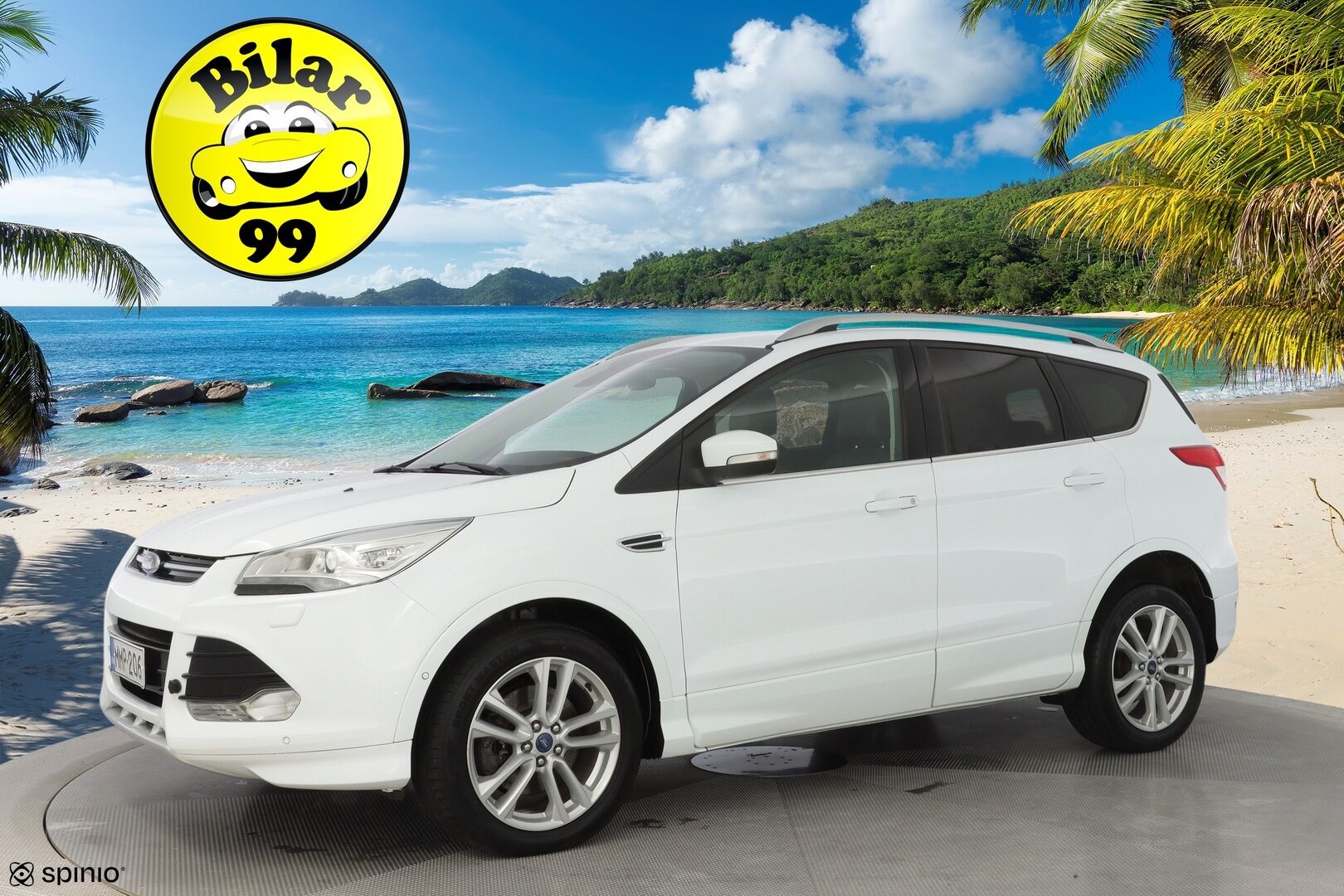 Ford Kuga 2016 2,0 TDCi 180 hv PowerShift AWD A6 Titanium Business 5-ovinen * Lohko / Vakkari / Keyless / P.Kamera / Tutkat * - Suomi-auto / Kahdet renkaat alumiinivantein / Juuri katsastettu