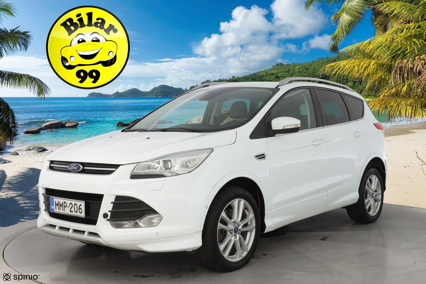 Ford Kuga 2016 2,0 TDCi 180 hv PowerShift AWD A6 Titanium Business 5-ovinen * Lohko / Vakkari / Keyless / P.Kamera / Tutkat * - Suomi-auto / Kahdet renkaat alumiinivantein / Juuri katsastettu