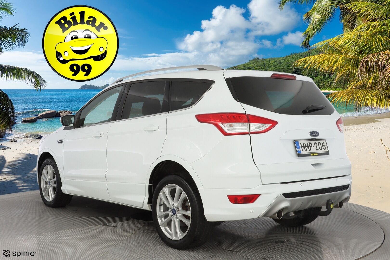 Ford Kuga 2016 2,0 TDCi 180 hv PowerShift AWD A6 Titanium Business 5-ovinen * Lohko / Vakkari / Keyless / P.Kamera / Tutkat * - Suomi-auto / Kahdet renkaat alumiinivantein / Juuri katsastettu