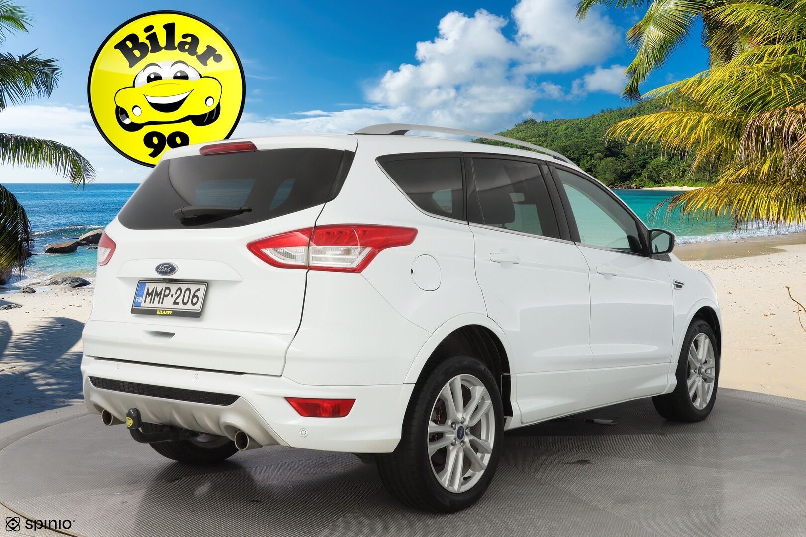 Ford Kuga 2016 2,0 TDCi 180 hv PowerShift AWD A6 Titanium Business 5-ovinen * Lohko / Vakkari / Keyless / P.Kamera / Tutkat * - Suomi-auto / Kahdet renkaat alumiinivantein / Juuri katsastettu