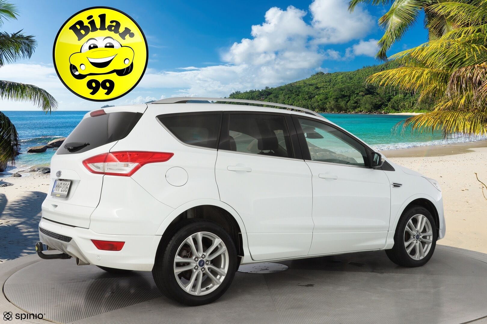 Ford Kuga 2016 2,0 TDCi 180 hv PowerShift AWD A6 Titanium Business 5-ovinen * Lohko / Vakkari / Keyless / P.Kamera / Tutkat * - Suomi-auto / Kahdet renkaat alumiinivantein / Juuri katsastettu