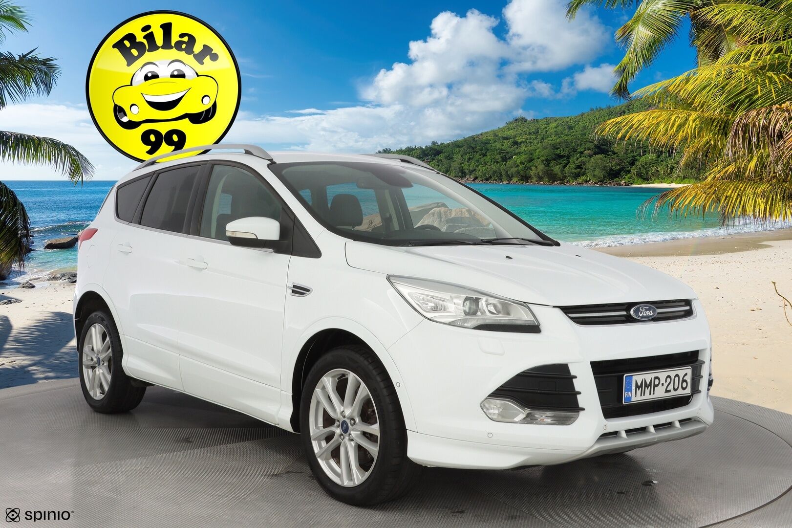 Ford Kuga 2016 2,0 TDCi 180 hv PowerShift AWD A6 Titanium Business 5-ovinen * Lohko / Vakkari / Keyless / P.Kamera / Tutkat * - Suomi-auto / Kahdet renkaat alumiinivantein / Juuri katsastettu