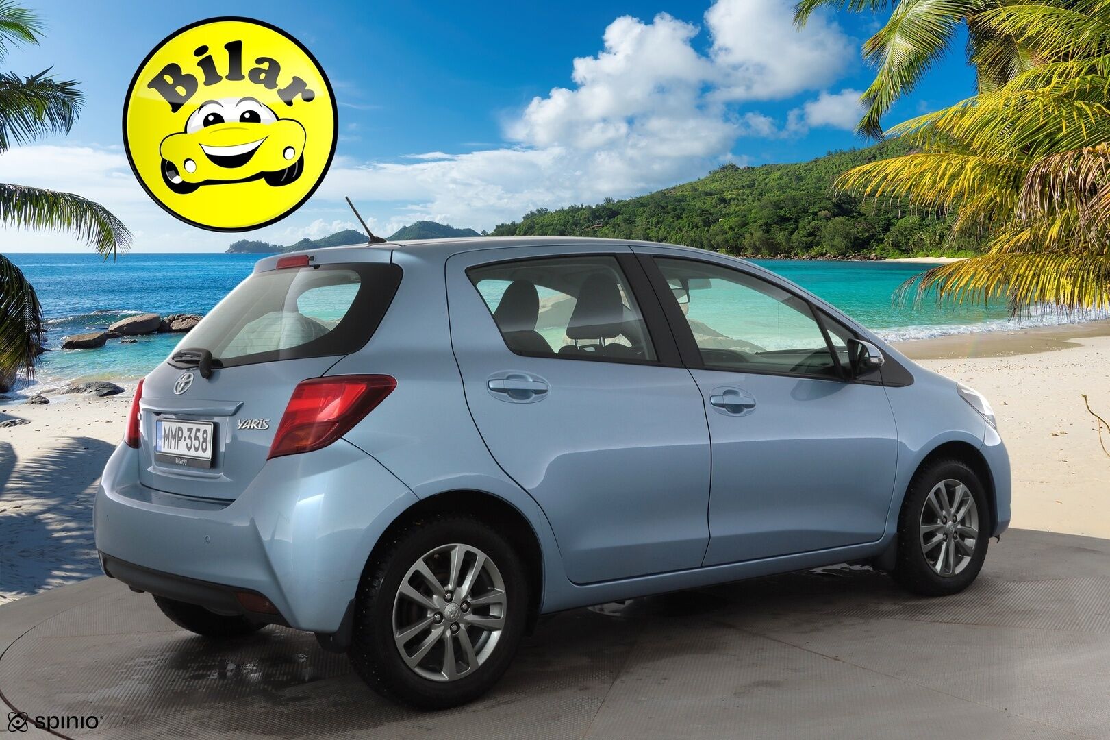 Toyota Yaris 2016 1,33 Dual VVT-i Active 5ov Multidrive S - | 1-om suomiauto | Merkkihuollot | P.kamera | Navi | Vakkari | Bluetooth | Aut. ilmastointi | Penkinlämmittimet | 2x renkaat aluvantein | - KORKO VAIN 3,99 %