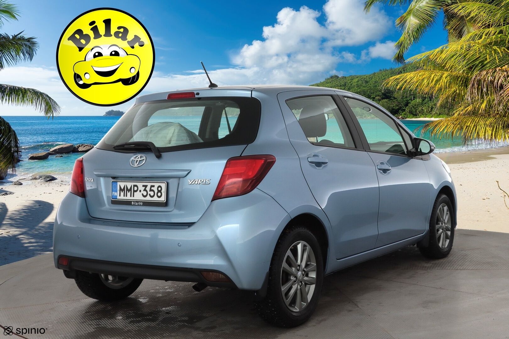 Toyota Yaris 2016 1,33 Dual VVT-i Active 5ov Multidrive S - | 1-om suomiauto | Merkkihuollot | P.kamera | Navi | Vakkari | Bluetooth | Aut. ilmastointi | Penkinlämmittimet | 2x renkaat aluvantein | - KORKO VAIN 3,99 %