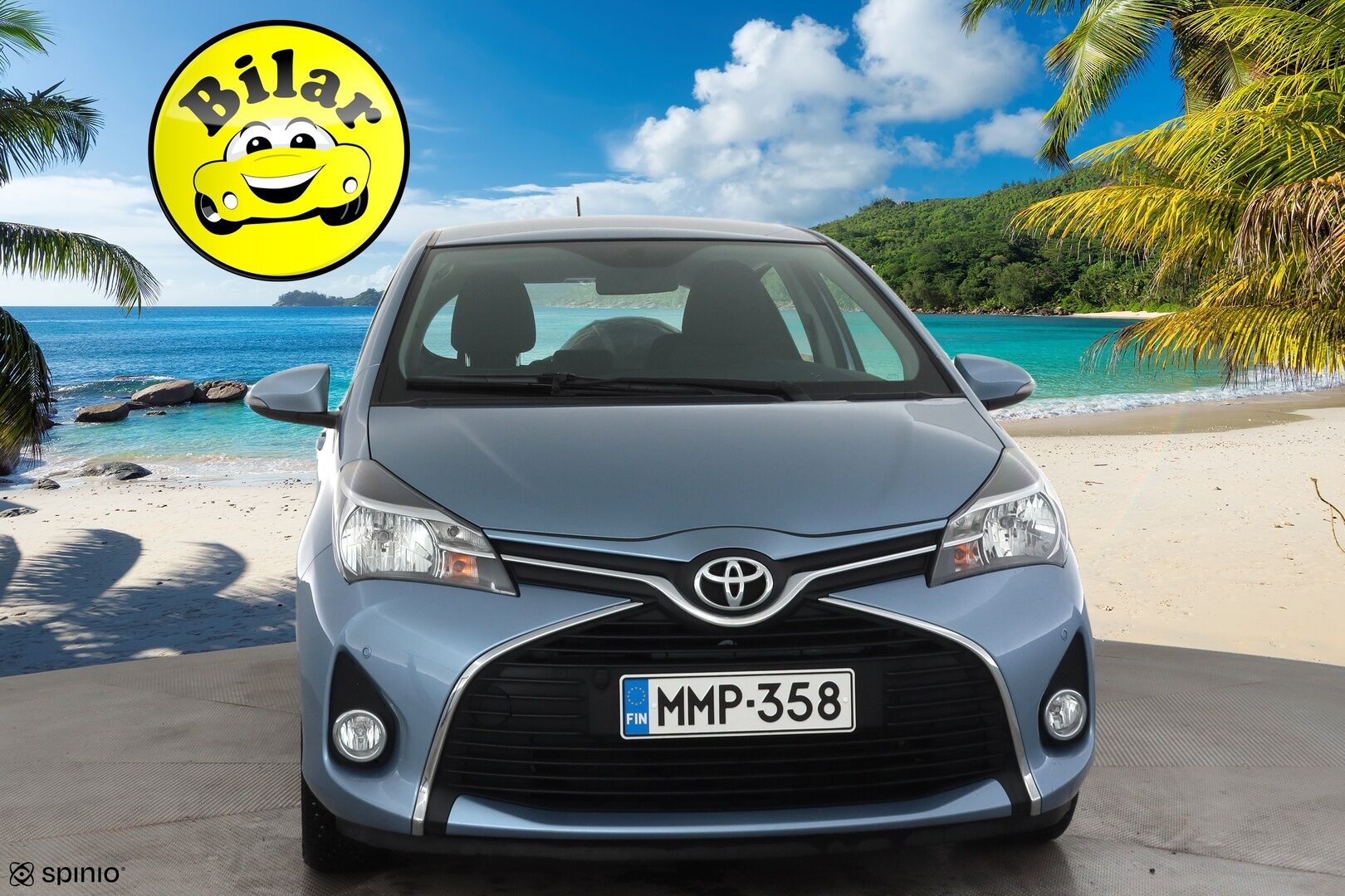 Toyota Yaris 2016 1,33 Dual VVT-i Active 5ov Multidrive S - | 1-om suomiauto | Merkkihuollot | P.kamera | Navi | Vakkari | Bluetooth | Aut. ilmastointi | Penkinlämmittimet | 2x renkaat aluvantein | - KORKO VAIN 3,99 %