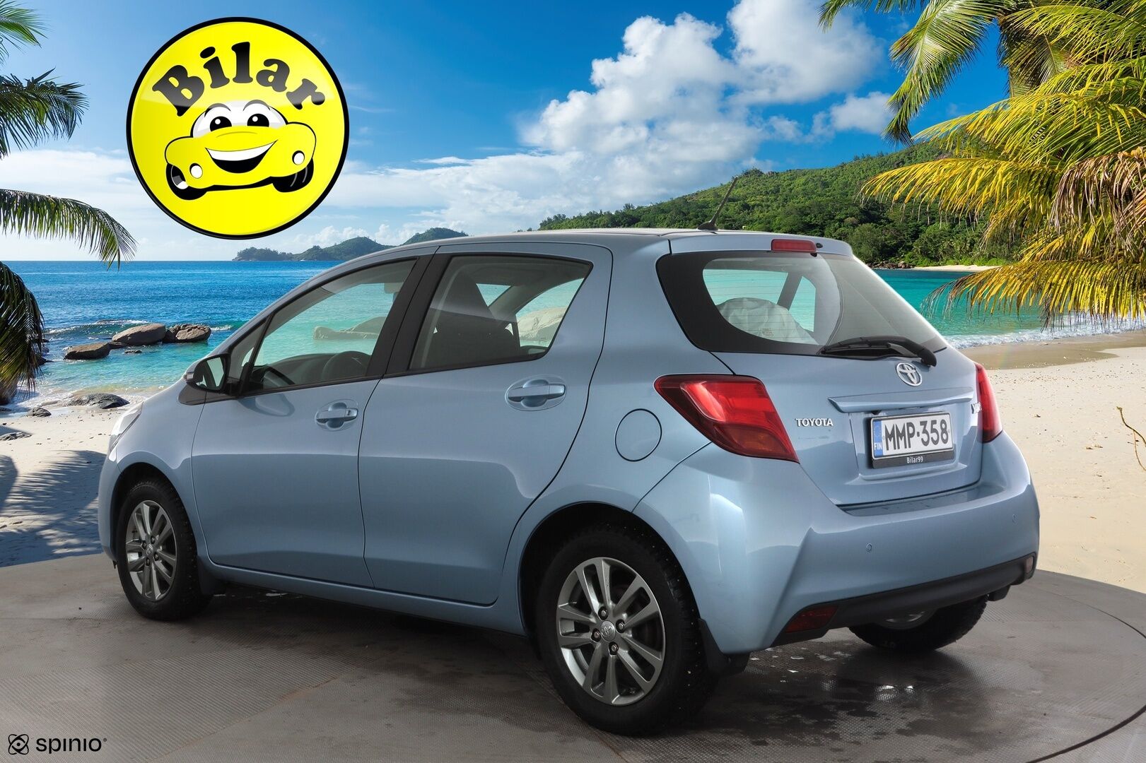 Toyota Yaris 2016 1,33 Dual VVT-i Active 5ov Multidrive S - | 1-om suomiauto | Merkkihuollot | P.kamera | Navi | Vakkari | Bluetooth | Aut. ilmastointi | Penkinlämmittimet | 2x renkaat aluvantein | - KORKO VAIN 3,99 %