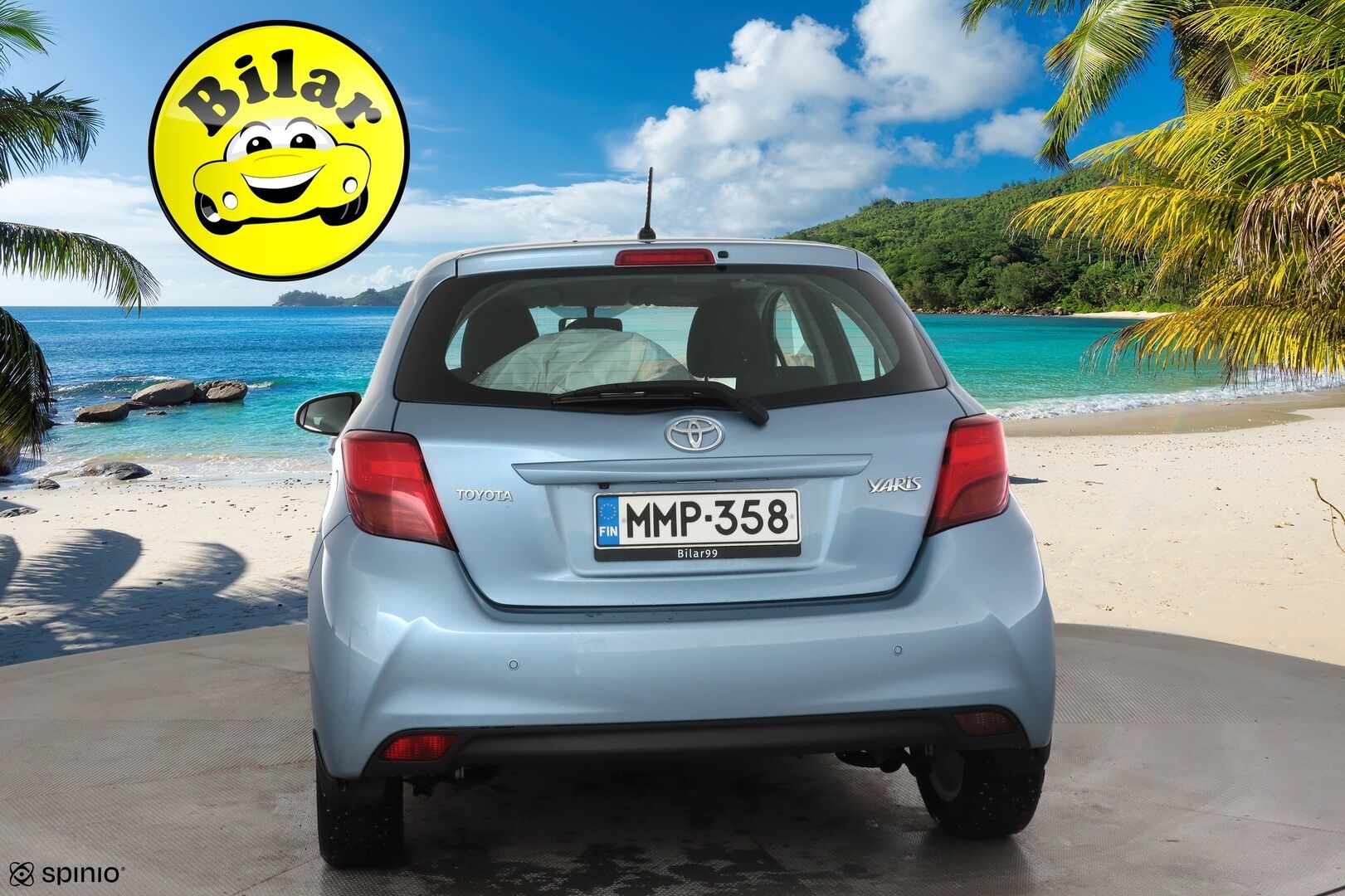 Toyota Yaris 2016 1,33 Dual VVT-i Active 5ov Multidrive S - | 1-om suomiauto | Merkkihuollot | P.kamera | Navi | Vakkari | Bluetooth | Aut. ilmastointi | Penkinlämmittimet | 2x renkaat aluvantein | - KORKO VAIN 3,99 %