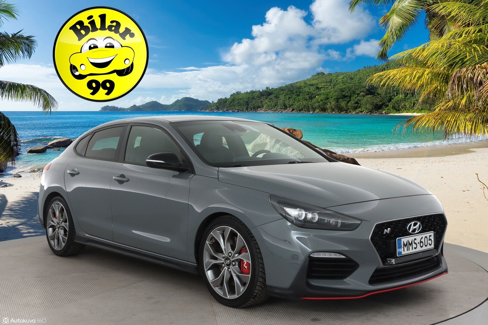 Hyundai Fastback N 2019 2,0 T-GDI 275 hv 6MT Performance Pack - Sporttipenkki Muistilla / P. Kamera / LED-valot / Apple&Android / Sisätilanlämmitin / Navi / Kaistavahti / KeylessGO / 2x Renkaat 