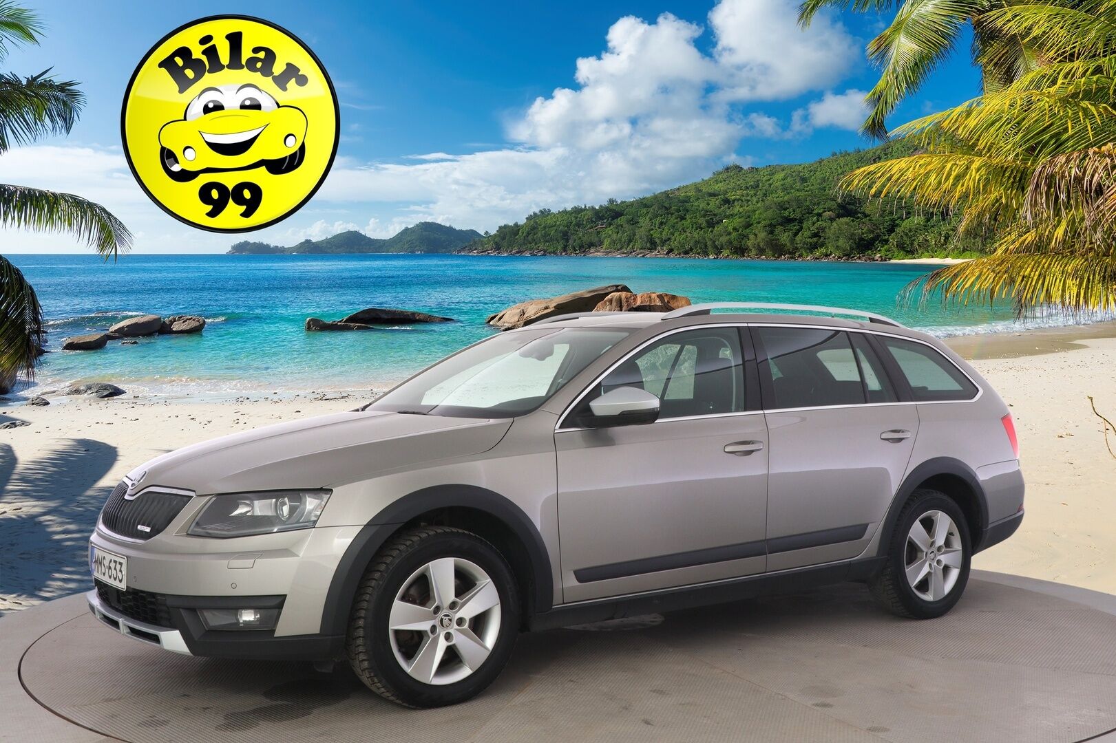 Skoda Octavia 2016 Combi 2,0 TDI 184 4x4 Scout DSG Autom. *Webasto / ACC / P. kamera / Vetokoukku / Läm. tuulilasi / Sähköinen takaluukku* - *Suomi-auto / 2x Renkaat & Vanteet / kattava huoltohistoria / Ei Adblueta!*