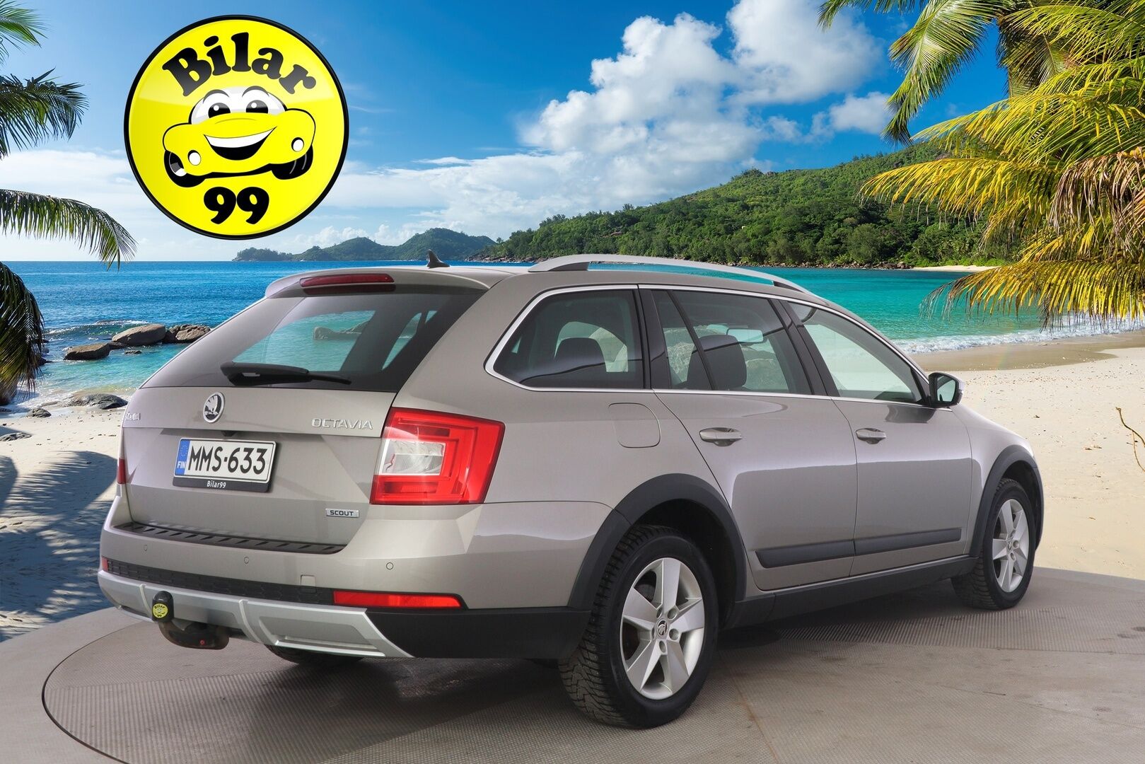 Skoda Octavia 2016 Combi 2,0 TDI 184 4x4 Scout DSG Autom. *Webasto / ACC / P. kamera / Vetokoukku / Läm. tuulilasi / Sähköinen takaluukku* - *Suomi-auto / 2x Renkaat & Vanteet / kattava huoltohistoria / Ei Adblueta!*