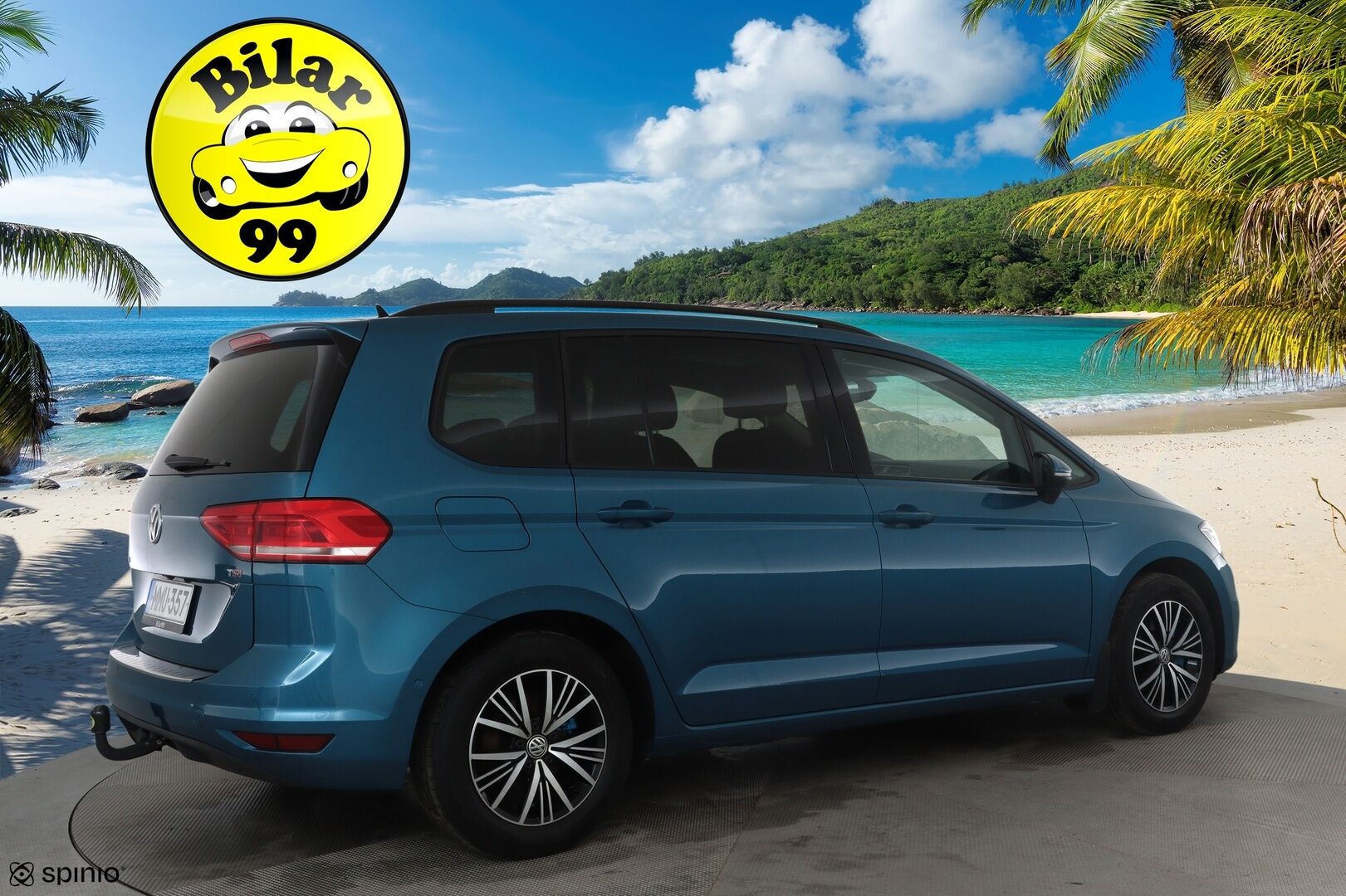 Volkswagen Touran 2017 Comfortline 1,4 TSI 110 kW DSG 7-paik. *Adapt.vakkari / Webasto / Koukku / LED / Navi / Keyless / P.kamera* - Suomi-auto / Hyvin huollettu / 2x vanteet / Lohkolämmitin 