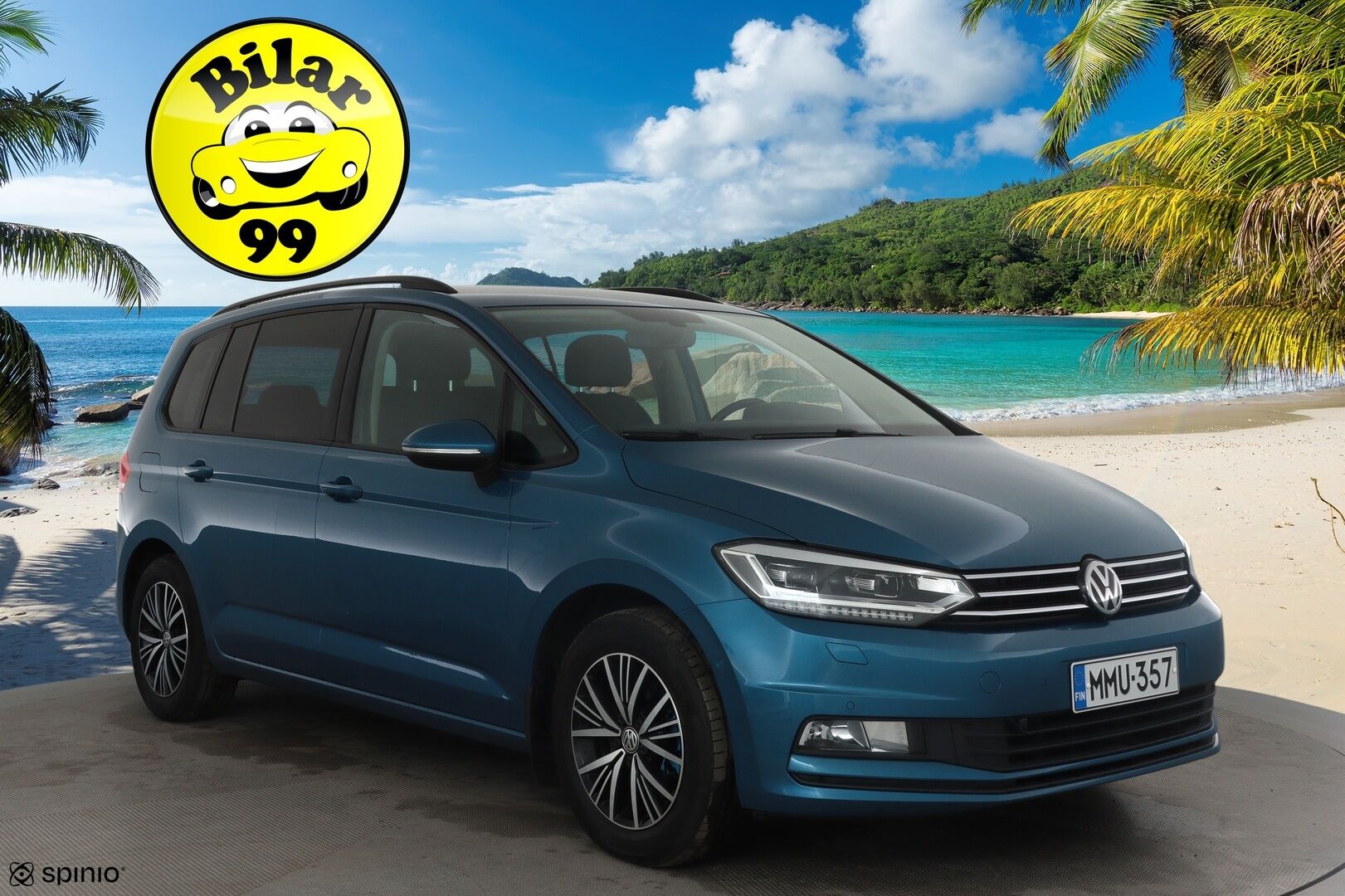 Volkswagen Touran 2017 Comfortline 1,4 TSI 110 kW DSG 7-paik. *Adapt.vakkari / Webasto / Koukku / LED / Navi / Keyless / P.kamera* - Suomi-auto / Hyvin huollettu / 2x vanteet / Lohkolämmitin 