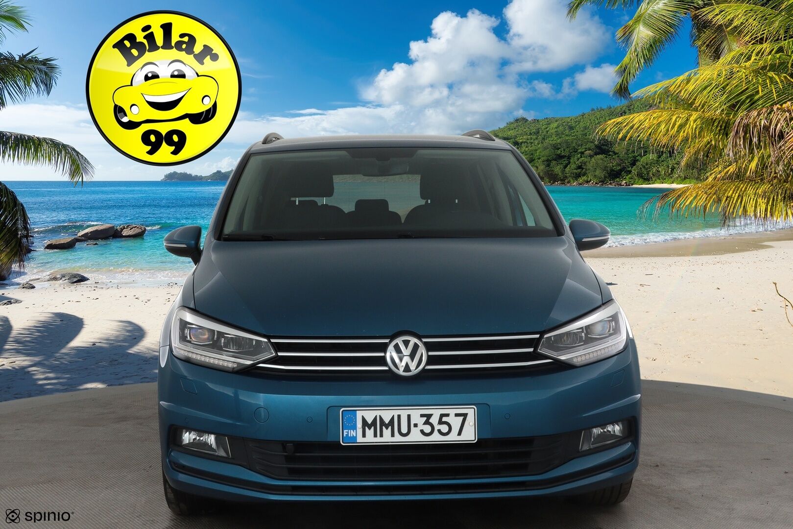Volkswagen Touran 2017 Comfortline 1,4 TSI 110 kW DSG 7-paik. *Adapt.vakkari / Webasto / Koukku / LED / Navi / Keyless / P.kamera* - Suomi-auto / Hyvin huollettu / 2x vanteet / Lohkolämmitin 