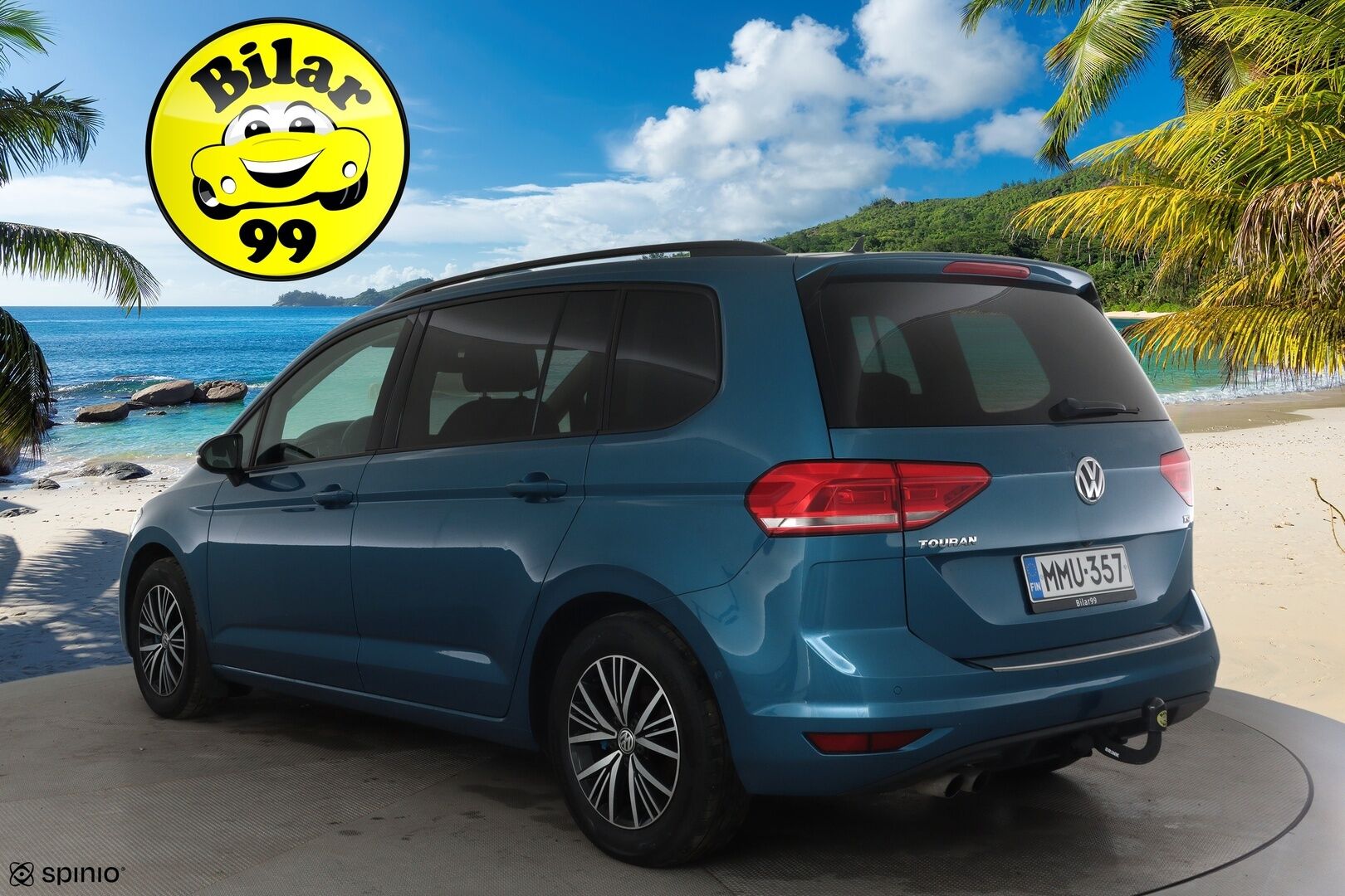 Volkswagen Touran 2017 Comfortline 1,4 TSI 110 kW DSG 7-paik. *Adapt.vakkari / Webasto / Koukku / LED / Navi / Keyless / P.kamera* - Suomi-auto / Hyvin huollettu / 2x vanteet / Lohkolämmitin 