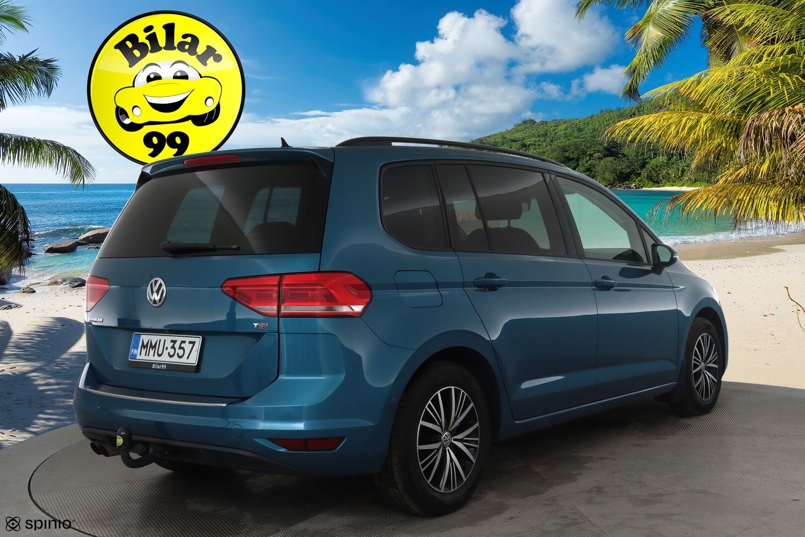 Volkswagen Touran 2017 Comfortline 1,4 TSI 110 kW DSG 7-paik. *Adapt.vakkari / Webasto / Koukku / LED / Navi / Keyless / P.kamera* - Suomi-auto / Hyvin huollettu / 2x vanteet / Lohkolämmitin 
