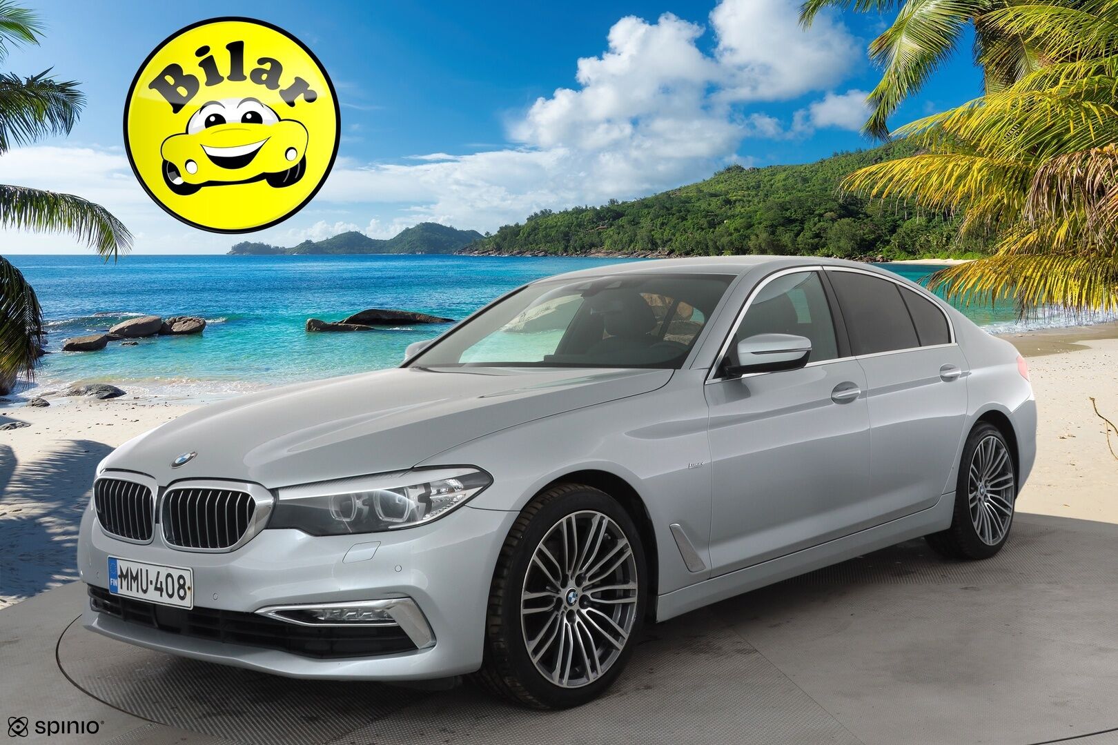 BMW 520 2017 G30 Sedan 520d A xDrive Business Luxury - | ACC | Digimittari | LED | Sportnahat | H&K | Navi | Kaistavahti | Suomi-auto | Kahdet renkaat aluvanteilla |