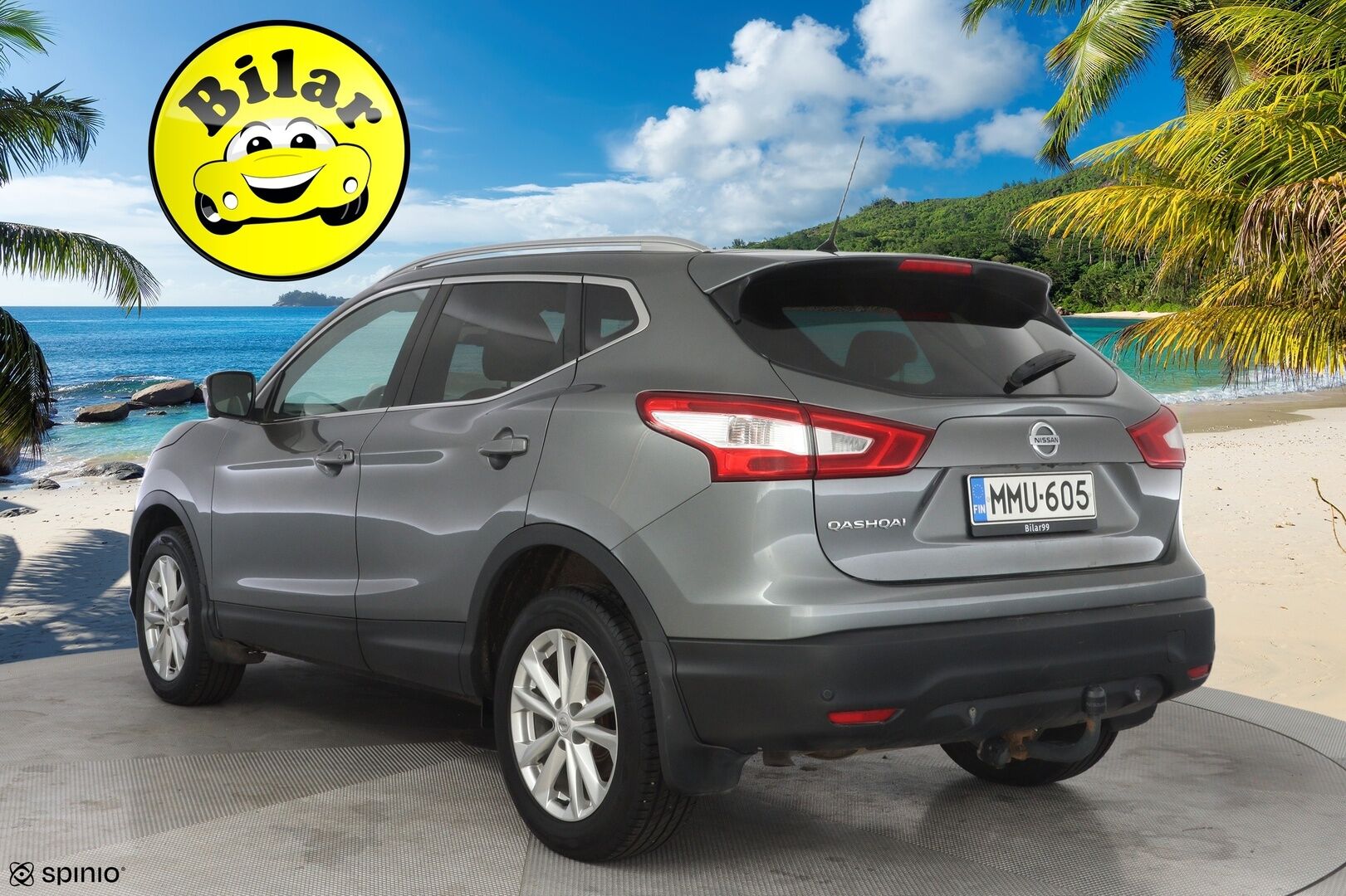 Nissan Qashqai 2017 dCi 130 Business 360 4WD 6M/T E6 17" Alcantara - 360°Kamera | Vakkari | Koukku | Lohko | Keyless | Puolinahat | Suomi-auto | Kahdet renkaat alumiinivanteilla | Kattavasti huollettu!