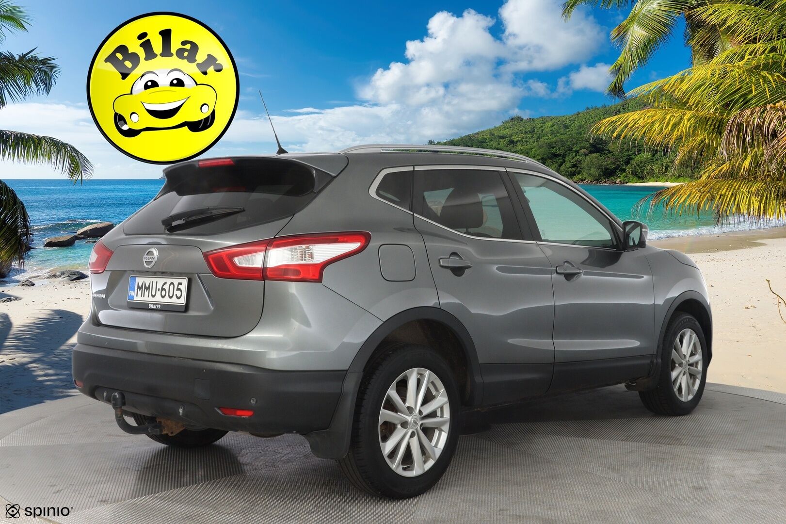 Nissan Qashqai 2017 dCi 130 Business 360 4WD 6M/T E6 17" Alcantara - 360°Kamera | Vakkari | Koukku | Lohko | Keyless | Puolinahat | Suomi-auto | Kahdet renkaat alumiinivanteilla | Kattavasti huollettu!