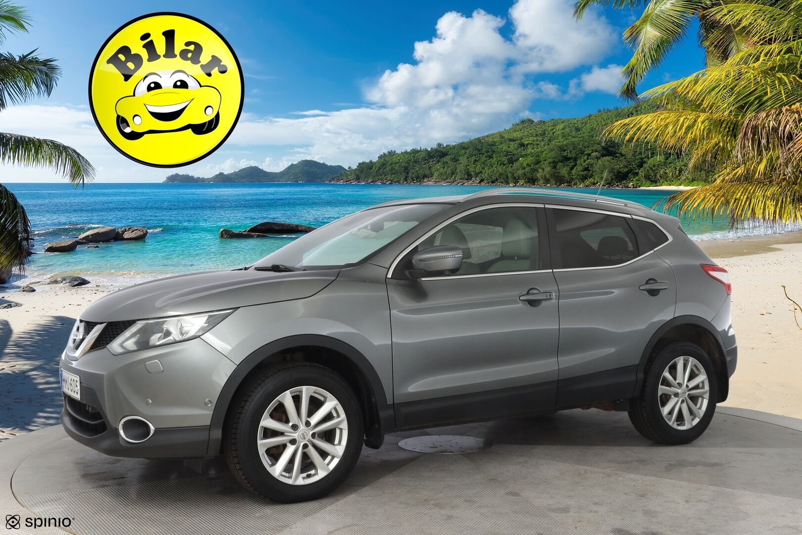 Nissan Qashqai 2017 dCi 130 Business 360 4WD 6M/T E6 17" Alcantara - 360°Kamera | Vakkari | Koukku | Lohko | Keyless | Puolinahat | Suomi-auto | Kahdet renkaat alumiinivanteilla | Kattavasti huollettu!