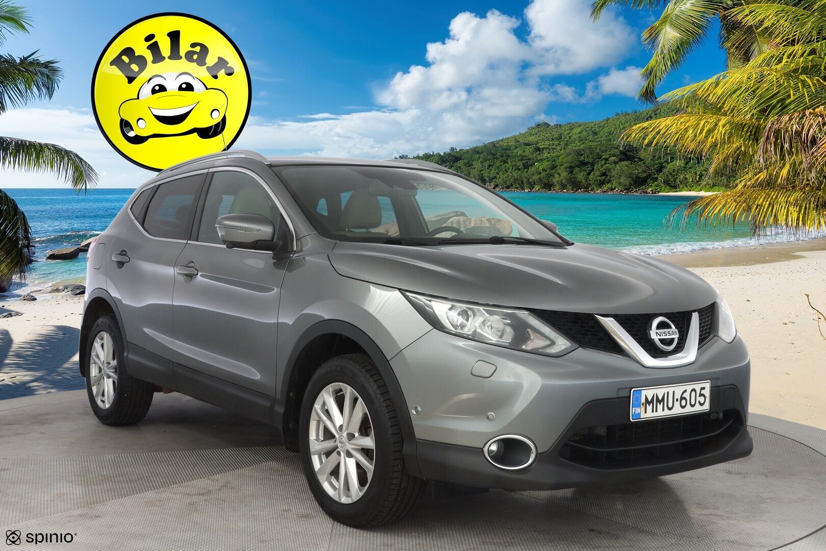 Nissan Qashqai 2017 dCi 130 Business 360 4WD 6M/T E6 17" Alcantara - 360°Kamera | Vakkari | Koukku | Lohko | Keyless | Puolinahat | Suomi-auto | Kahdet renkaat alumiinivanteilla | Kattavasti huollettu!