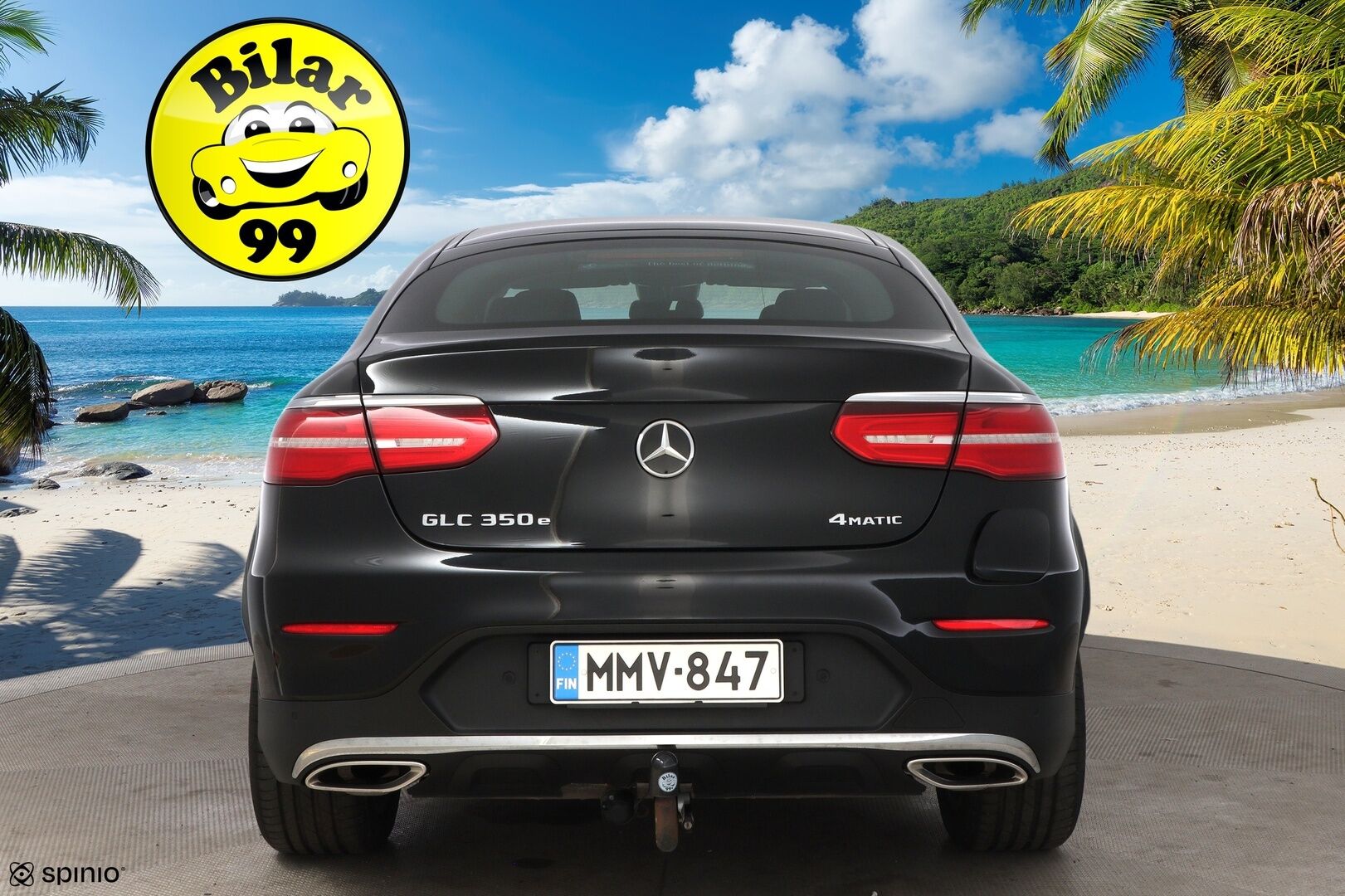 Mercedes-Benz GLC 2017 350 e Coupé 4Matic A Premium Business AMG - 2.OM Suomi-auto / Nahkasisusta / Peruutuskamera / Vetokoukku / Comand-Navi / Vakkari / ILS-LED / 2x hyvät renkaat!