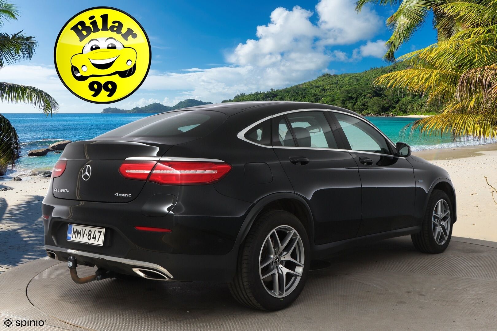 Mercedes-Benz GLC 2017 350 e Coupé 4Matic A Premium Business AMG - 2.OM Suomi-auto / Nahkasisusta / Peruutuskamera / Vetokoukku / Comand-Navi / Vakkari / ILS-LED / 2x hyvät renkaat!