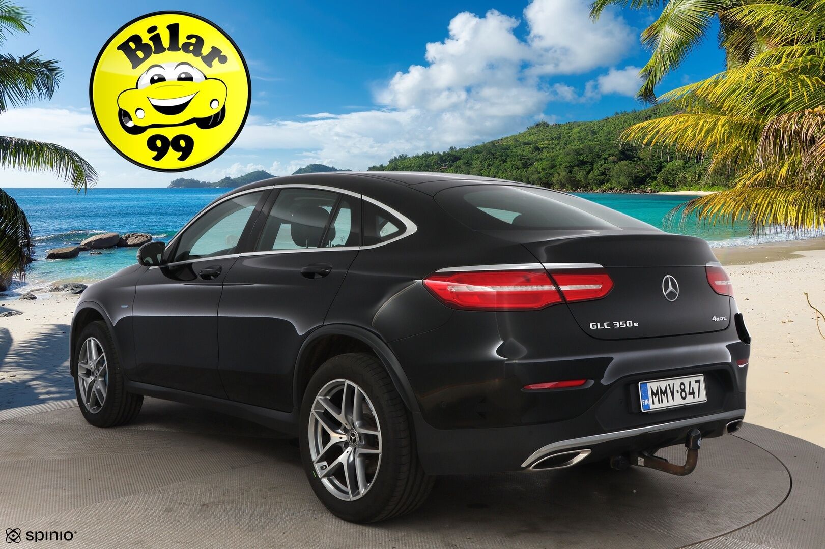 Mercedes-Benz GLC 2017 350 e Coupé 4Matic A Premium Business AMG - 2.OM Suomi-auto / Nahkasisusta / Peruutuskamera / Vetokoukku / Comand-Navi / Vakkari / ILS-LED / 2x hyvät renkaat!