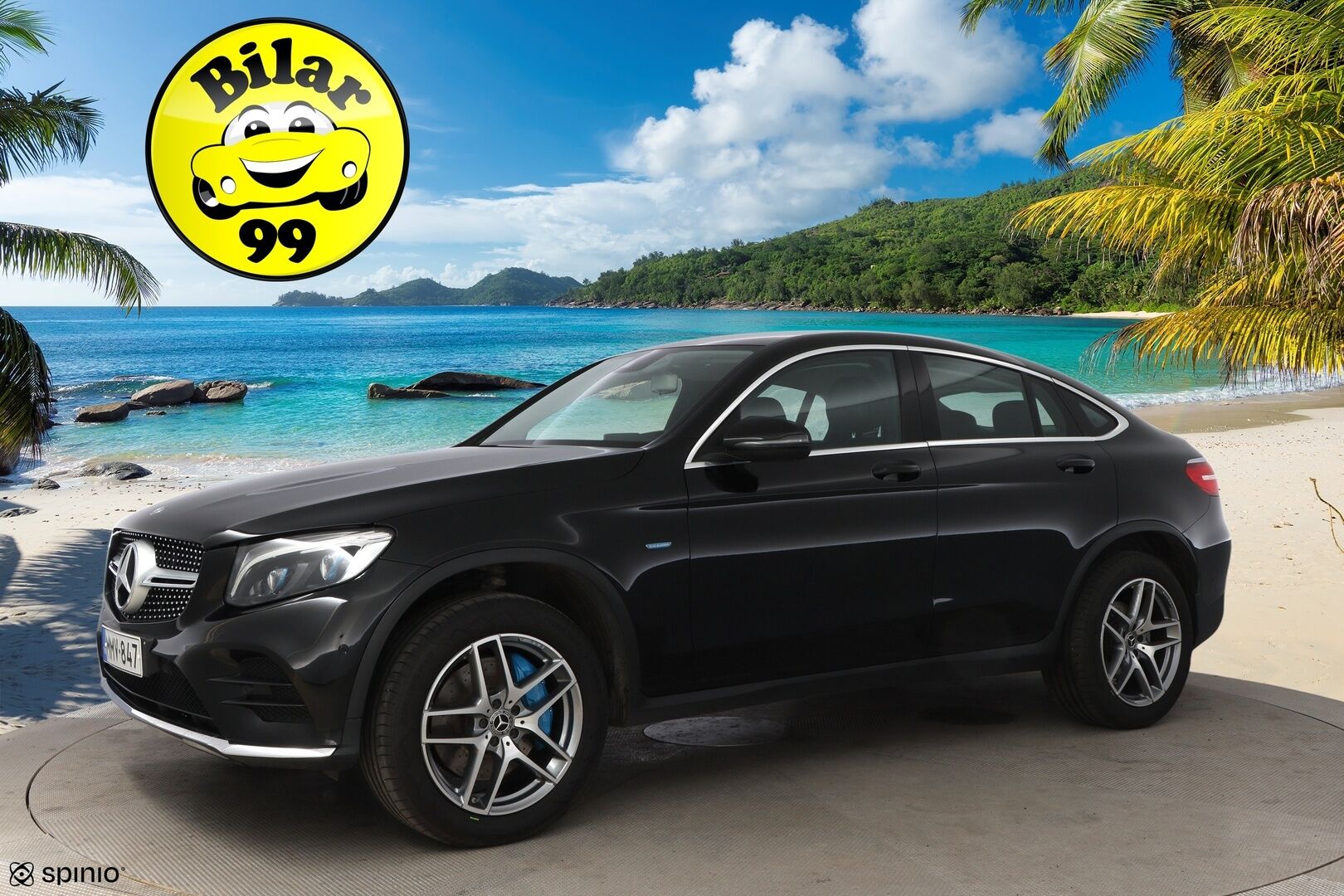 Mercedes-Benz GLC 2017 350 e Coupé 4Matic A Premium Business AMG - 2.OM Suomi-auto / Nahkasisusta / Peruutuskamera / Vetokoukku / Comand-Navi / Vakkari / ILS-LED / 2x hyvät renkaat!