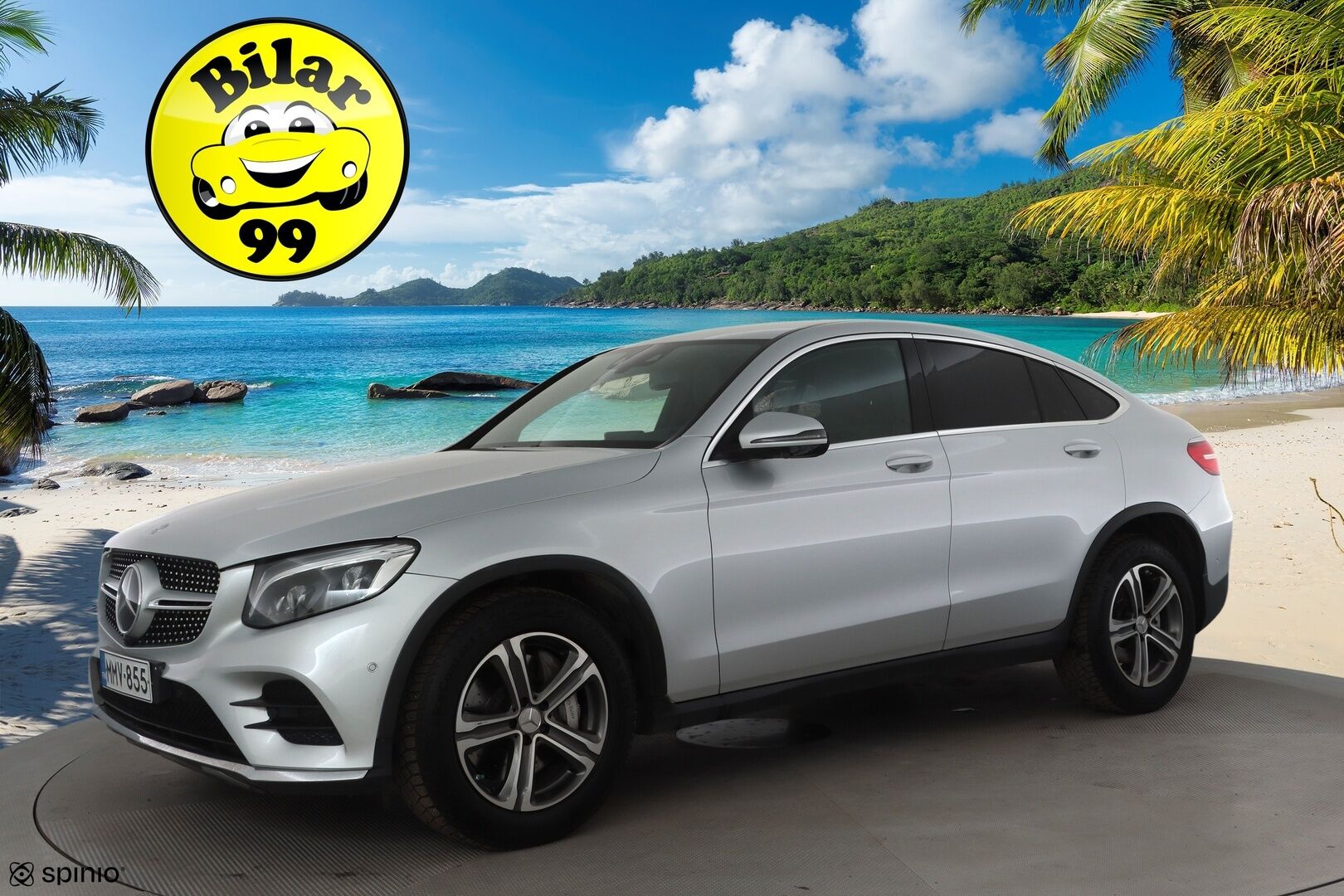Mercedes-Benz GLC 2017 220 d Coupé 4Matic A Premium Business AMG * Distronic+ / ILS-LED / 360° / Sportpenkit / Navi / Kaistavahti * - Suomi-auto - HULLUT BLACKWEEK JATKOT - KORKOTARJOUS 2,49%