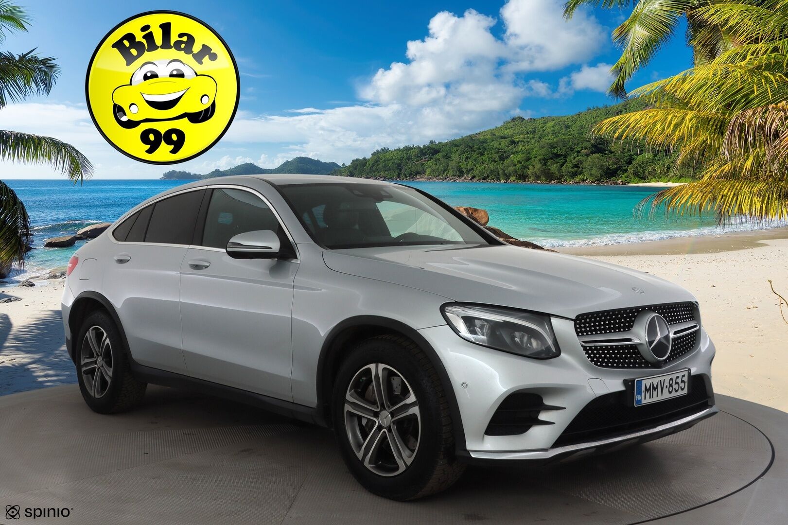 Mercedes-Benz GLC 2017 220 d Coupé 4Matic A Premium Business AMG * Distronic+ / ILS-LED / 360° / Sportpenkit / Navi / Kaistavahti * - Suomi-auto - HULLUT BLACKWEEK JATKOT - KORKOTARJOUS 2,49%