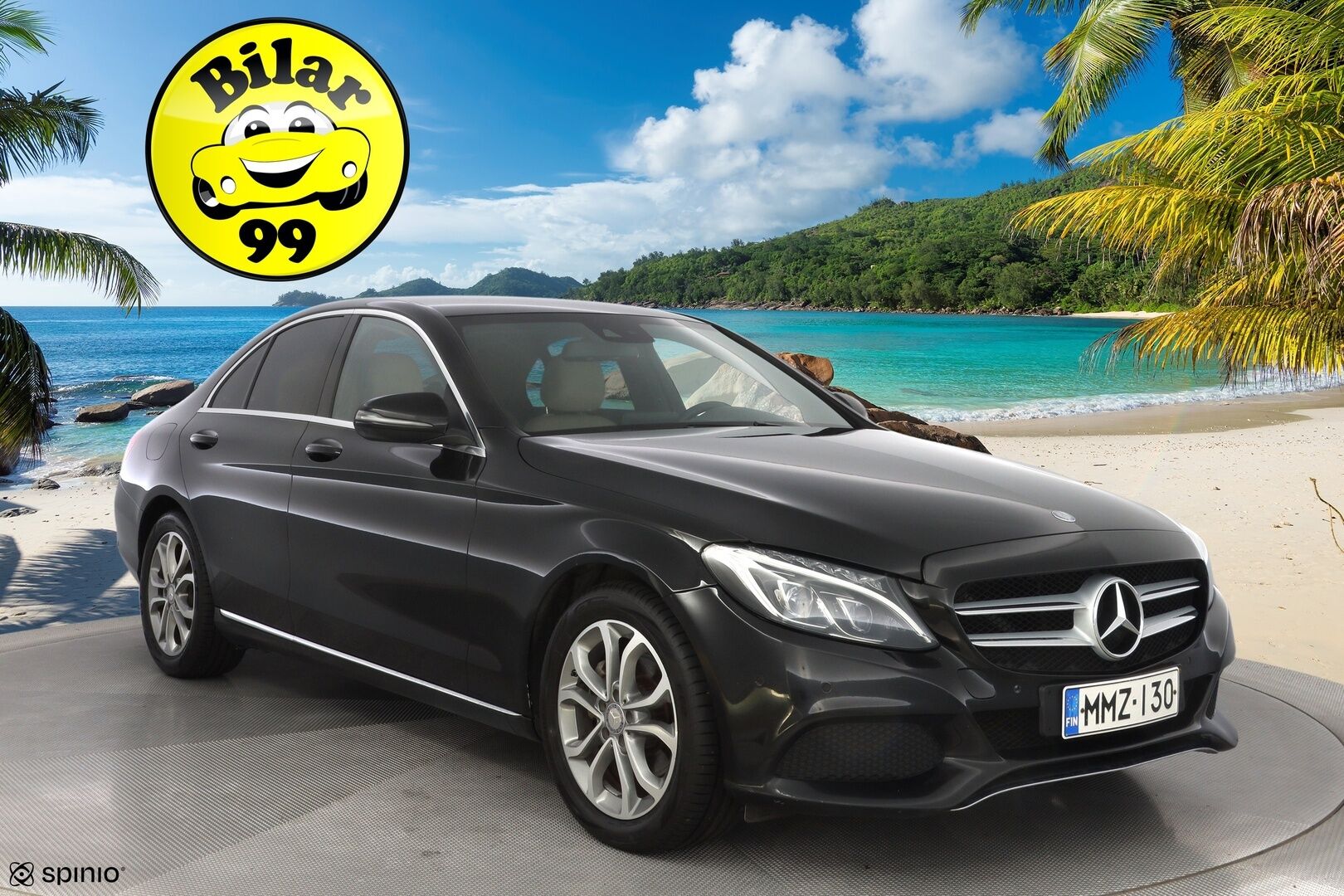 Mercedes-Benz C 2015 200 A Premium Business  *Vakkari / ILS / Nahat / Tutkat* - Suomi-auto / Kahdet alumiinivanteet / Myydään juuri huollettuna!