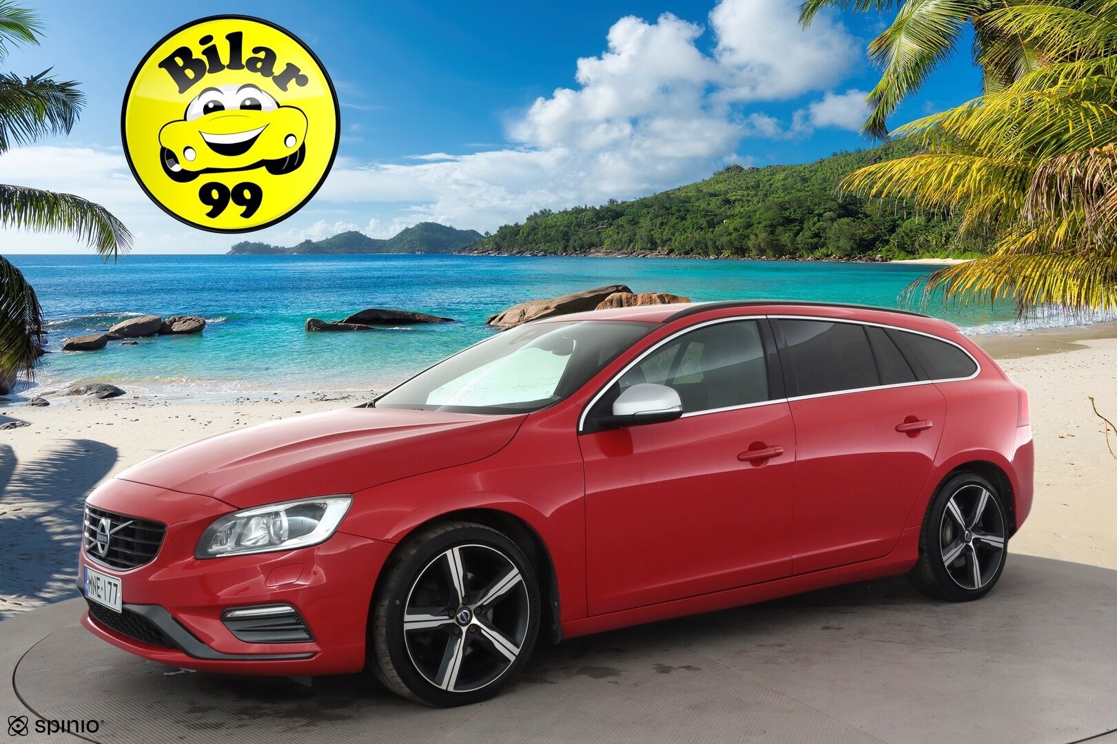 Volvo V60 2018 T3 Business Classic R-Design aut * Vakkari / Webasto / Koukku / P.tutka / LED / High performance äänentoisto * - Kahdet Renkaat / Suomi-auto